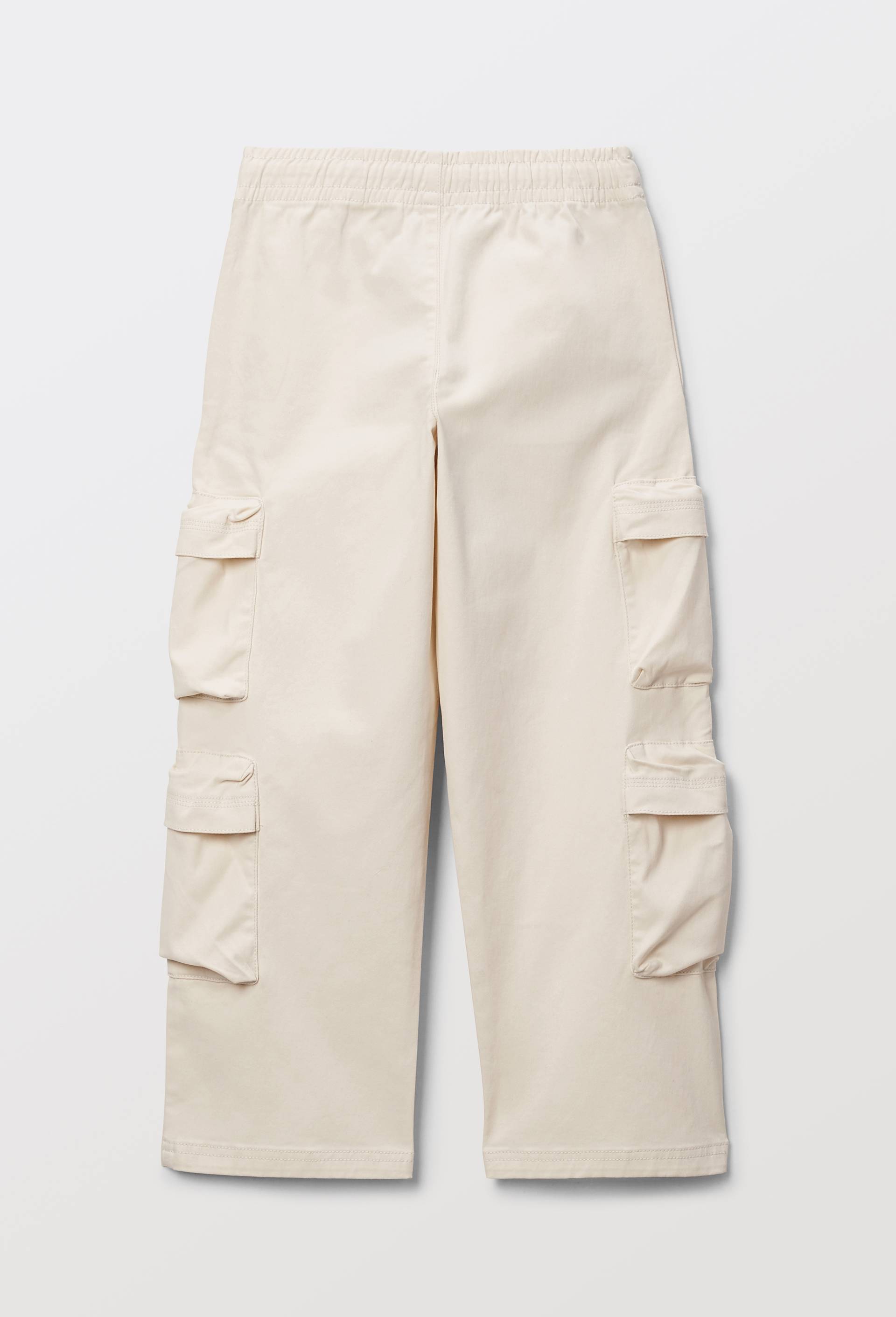 Pantalon cargo large, contenant du coton, Beige clair, large image number 4.0