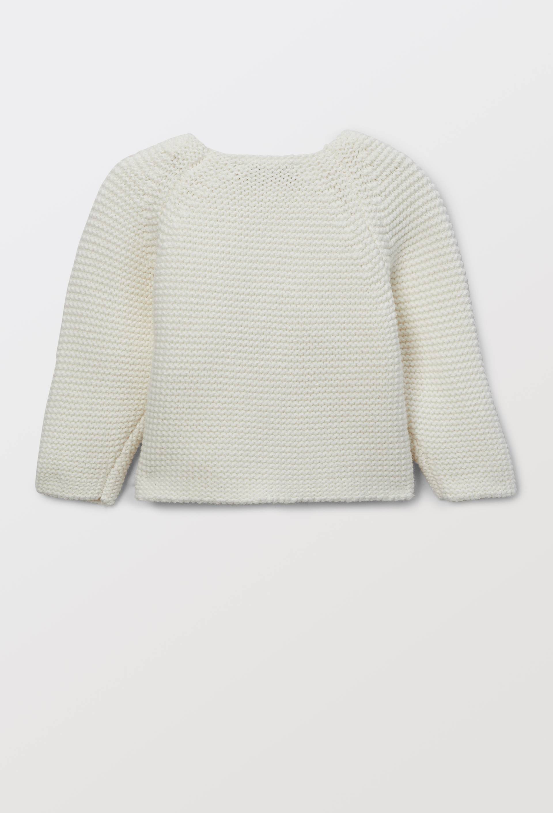 Cardigan uni en coton, Ecru, large image number 1