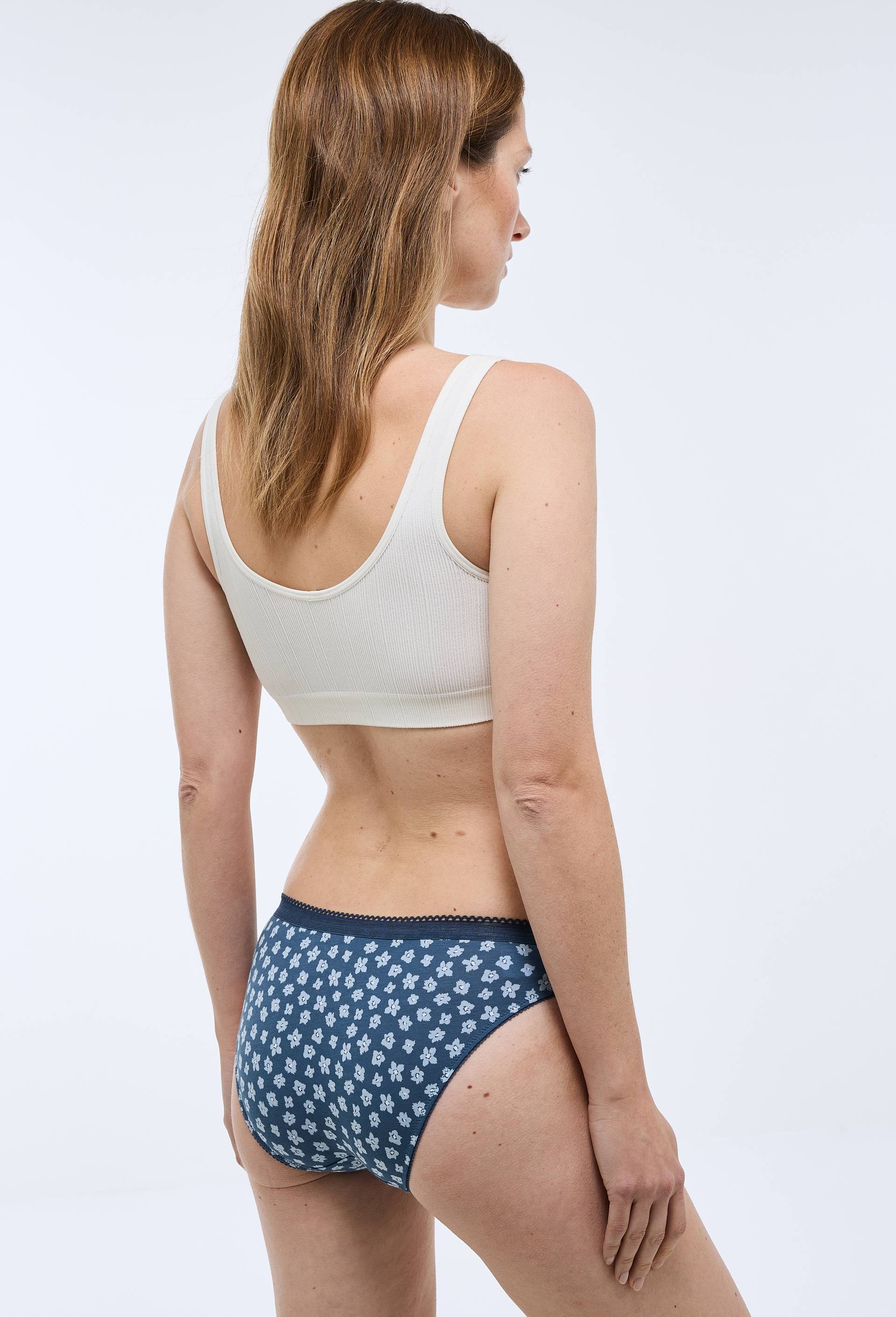 Lot de 3 culottes LEXIE en coton BIO GOTS, Orange clair, large image number 4.0
