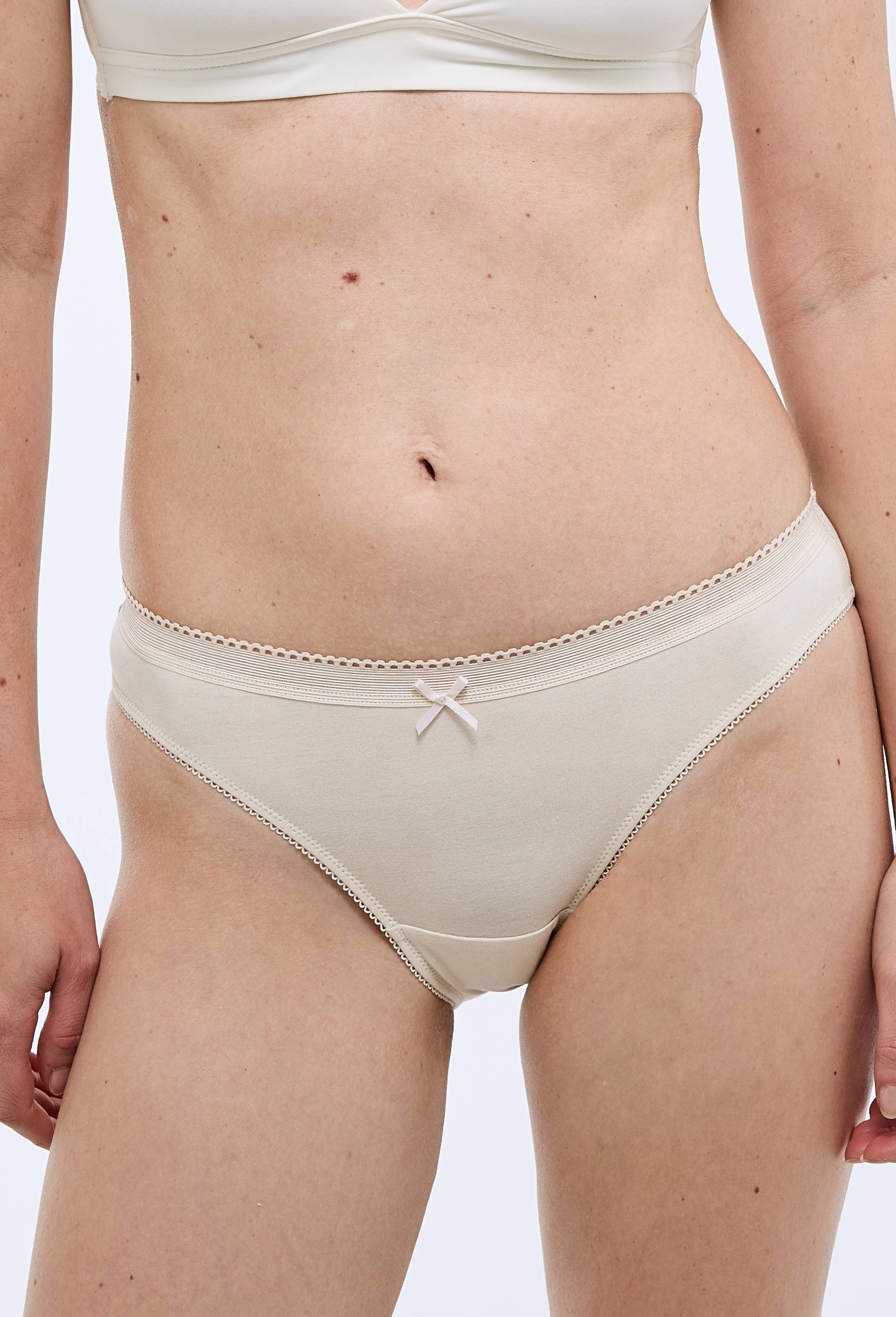 Lot de 3 culottes LEXIE en coton BIO GOTS, Blanc, large image number 5