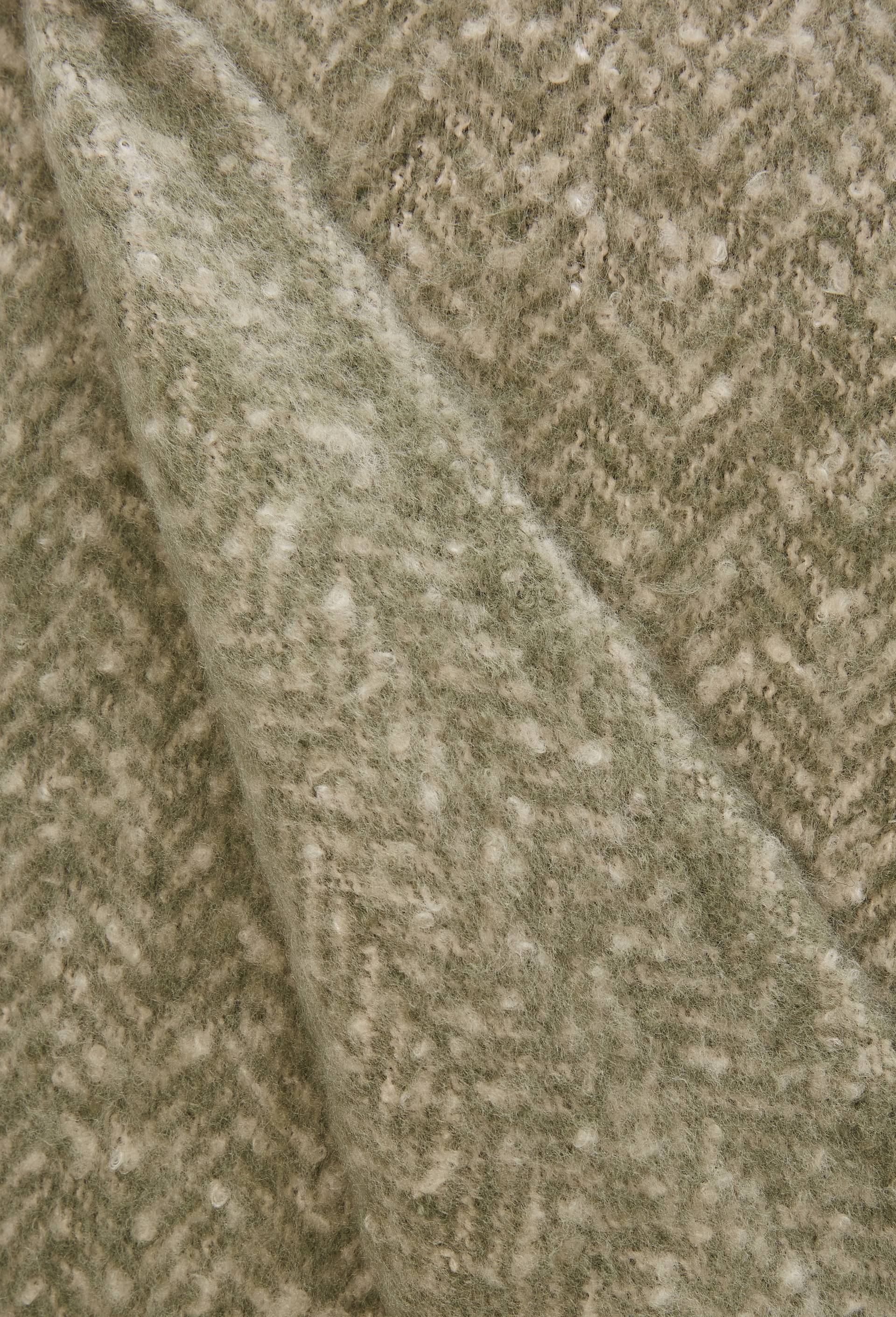 Echarpe chaude, mati&egrave;re recycl&eacute;e, Vert, large image number 1.0