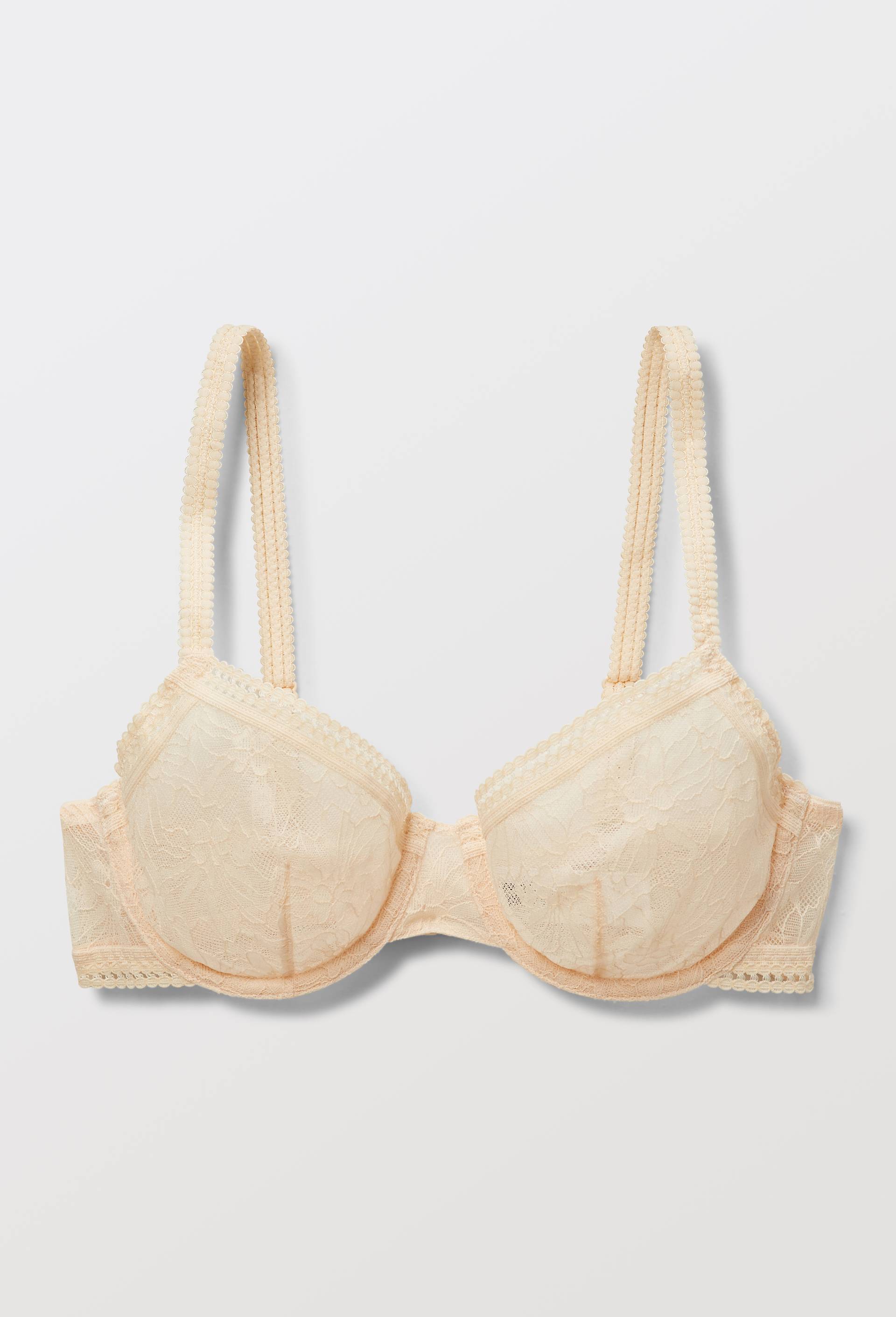 Soutien-gorge corbeille balconnet VALENTINA en dentelle, Rose clair, large image number 2.0