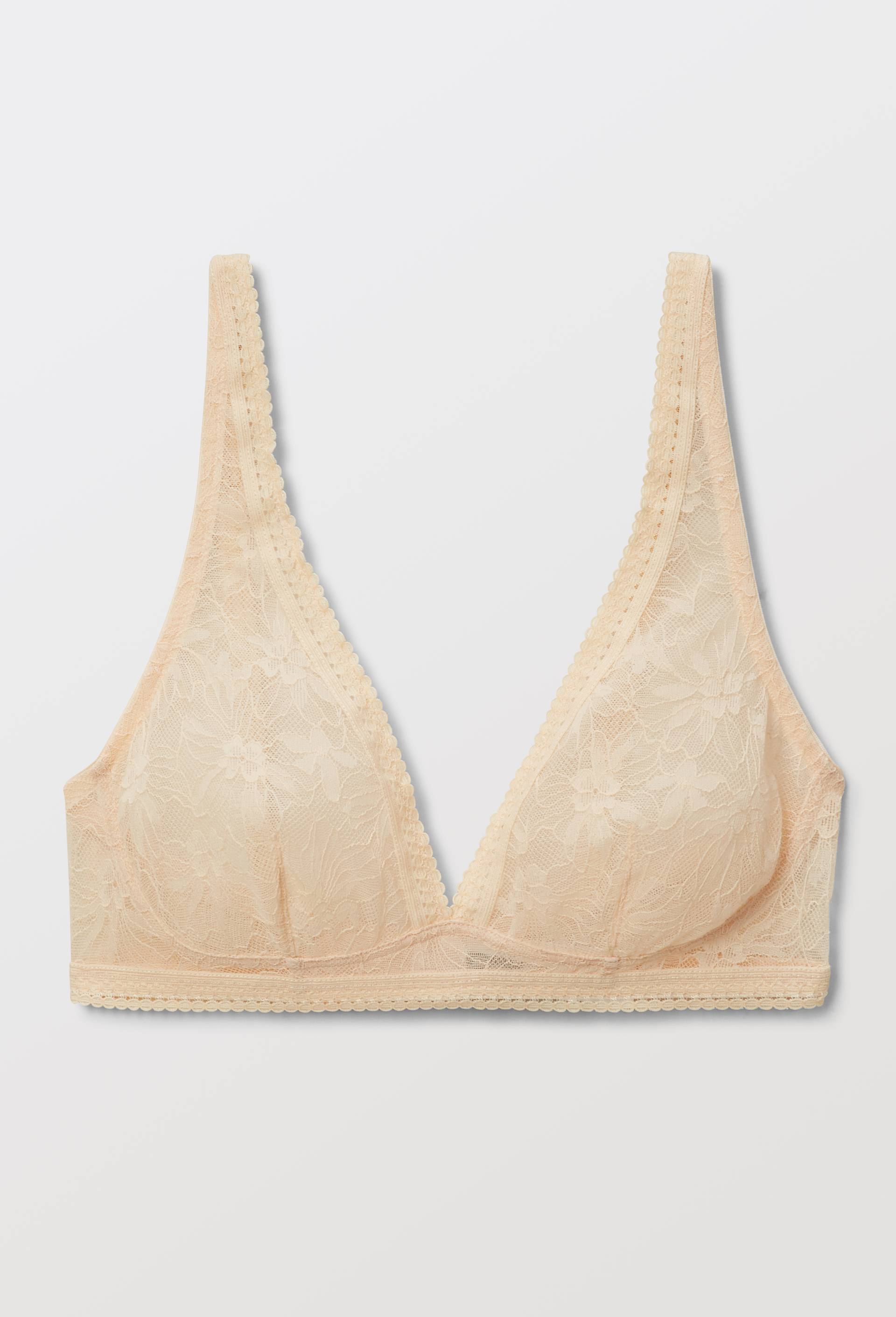 Soutien-gorge triangle foulard VALENTINA en dentelle, Rose clair, large image number 2
