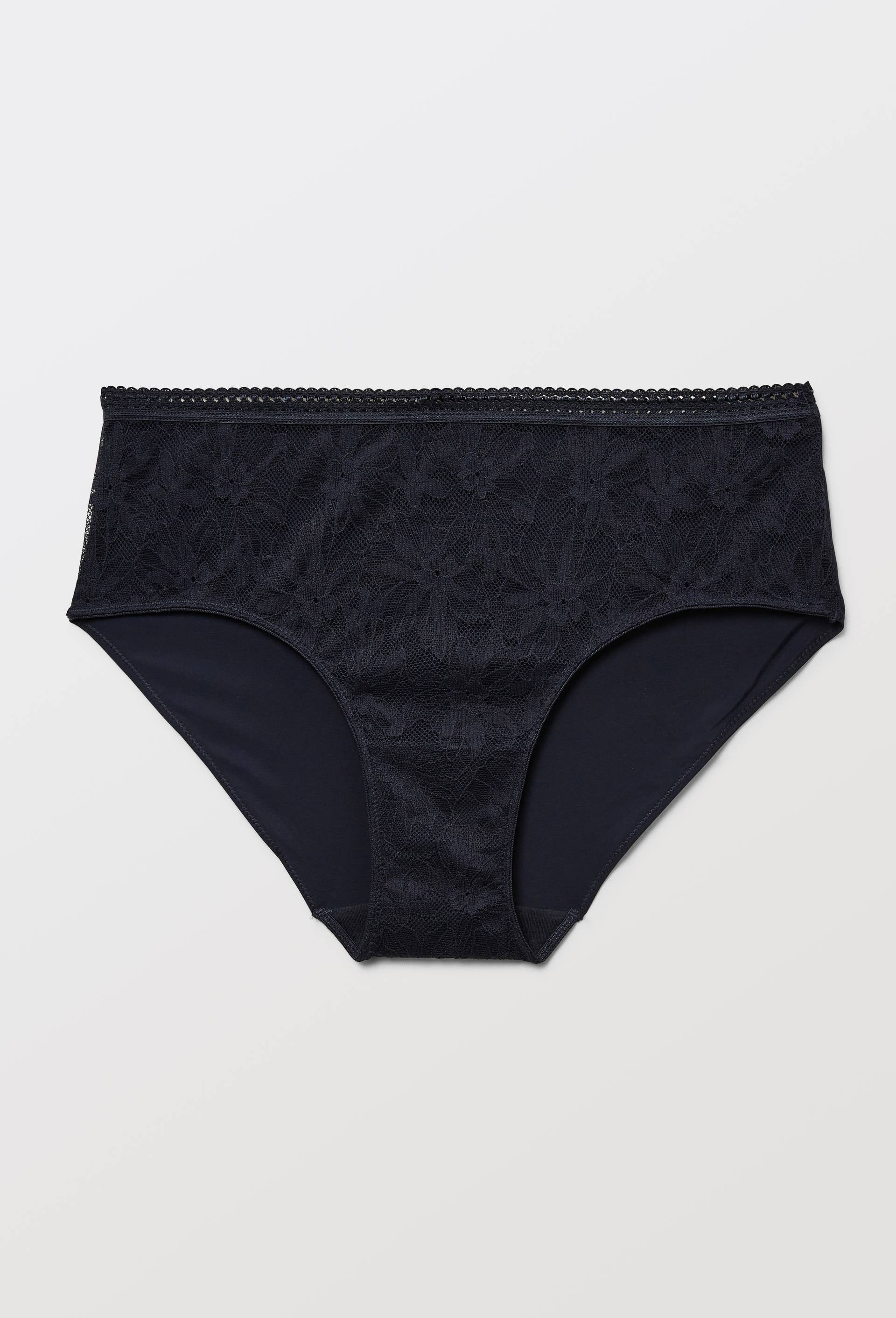 Shorty VALENTINA en dentelle, Bleu fonc&eacute;, large image number 2.0