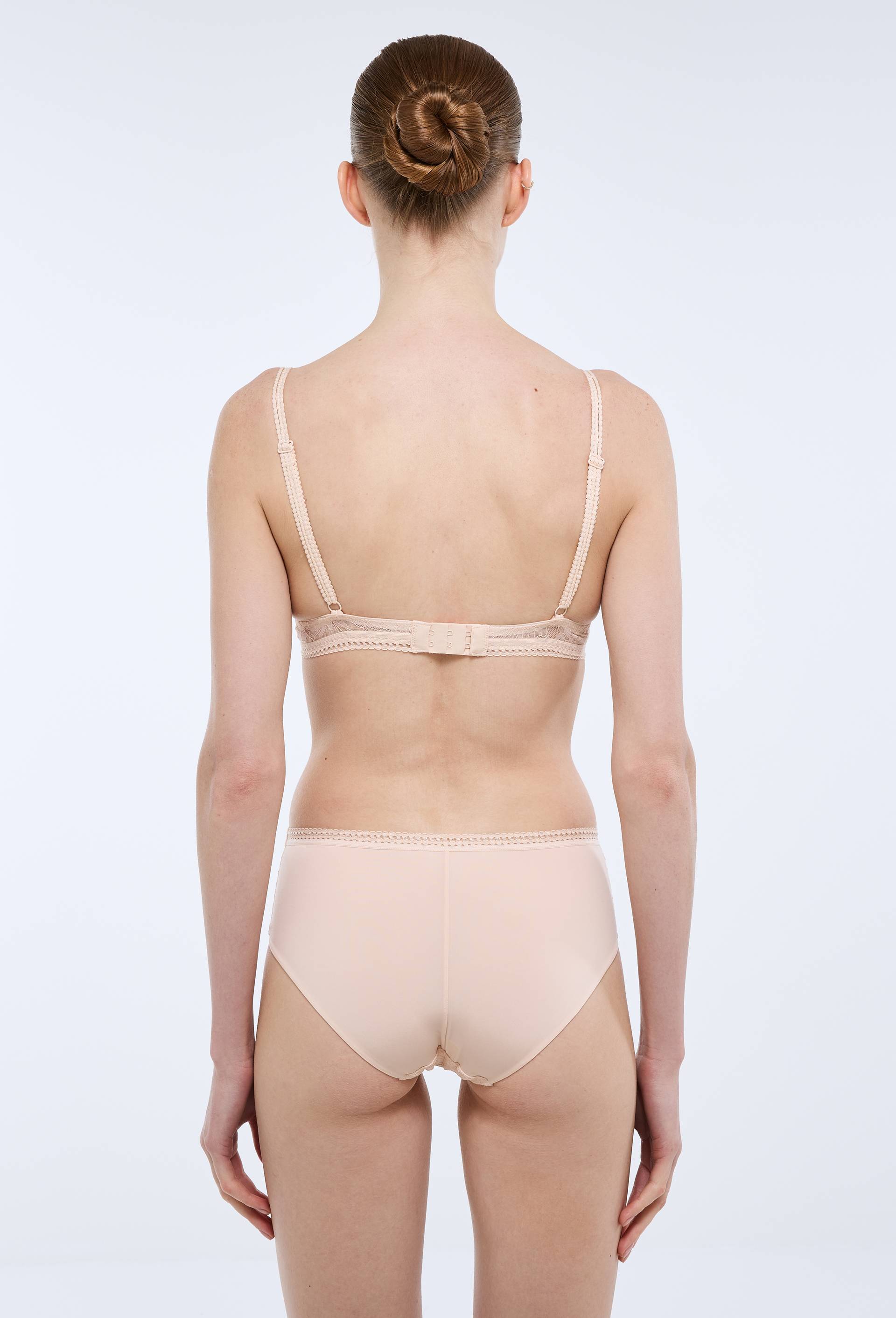 Shorty VALENTINA en dentelle, Rose clair, large image number 1.0