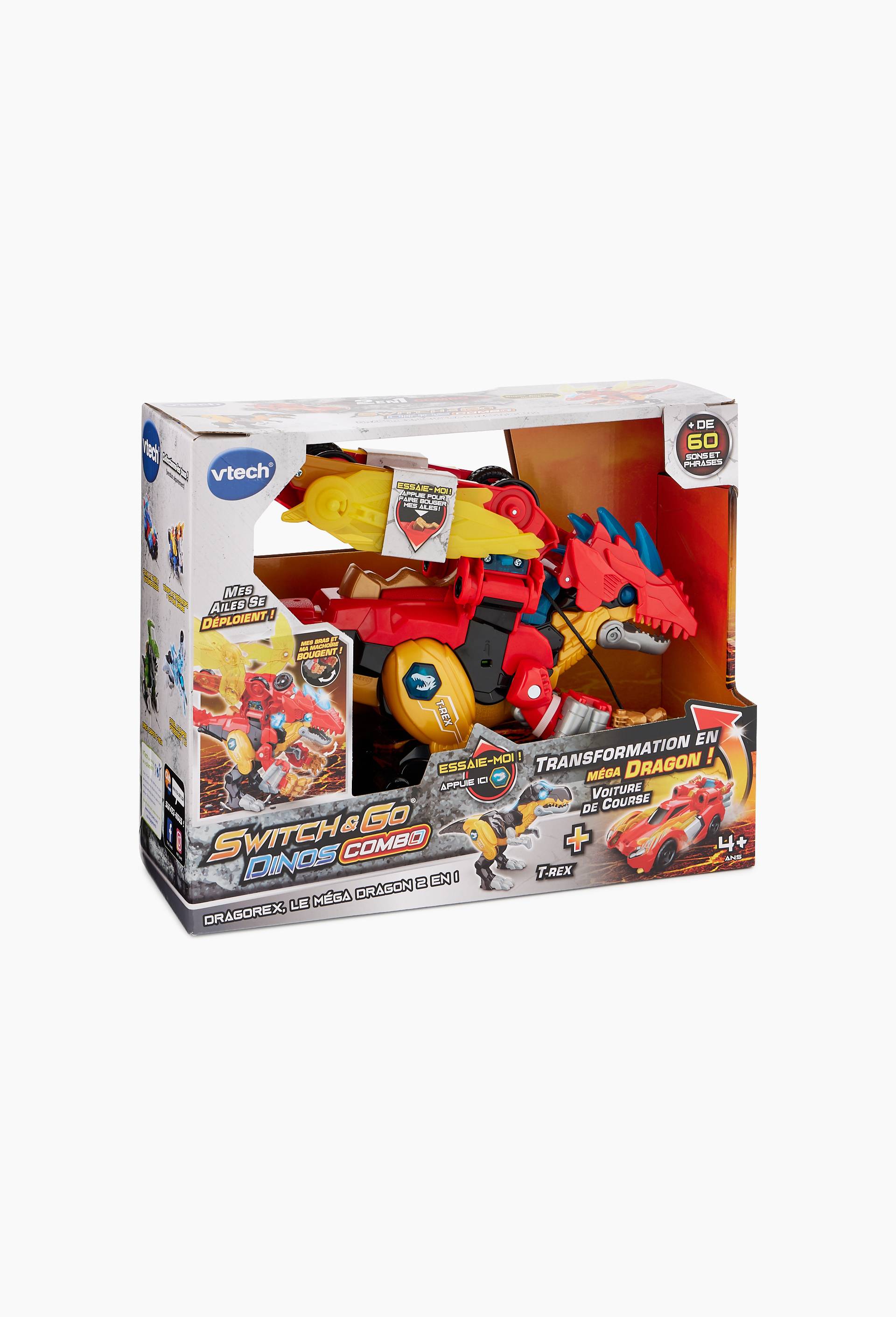 Switch & Go Dragorex le m&eacute;ga dragon 2-en-1 "Vtech", Multicolore, large image number 1.0