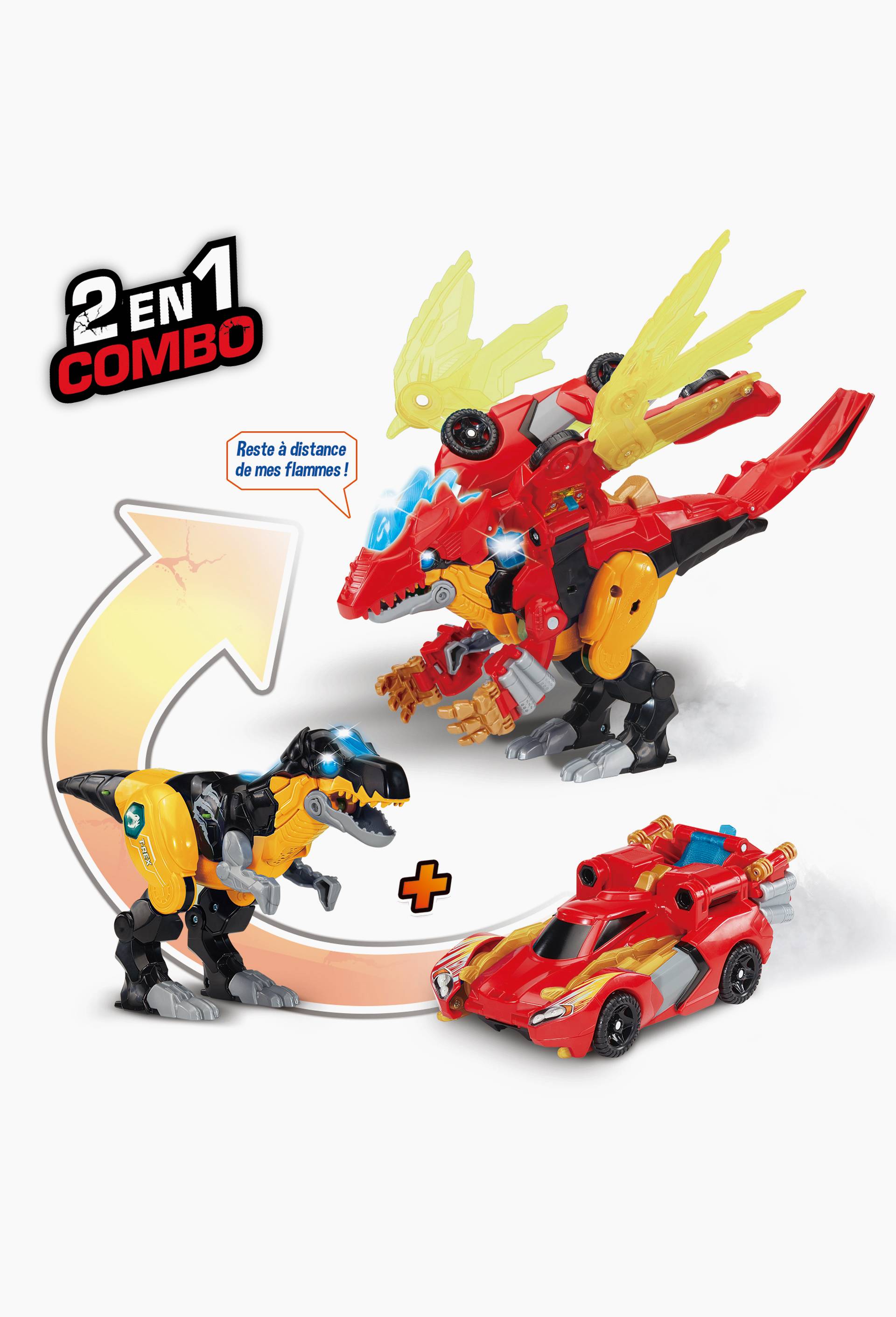 Switch & Go Dragorex le m&eacute;ga dragon 2-en-1 "Vtech", Multicolore, large image number 4