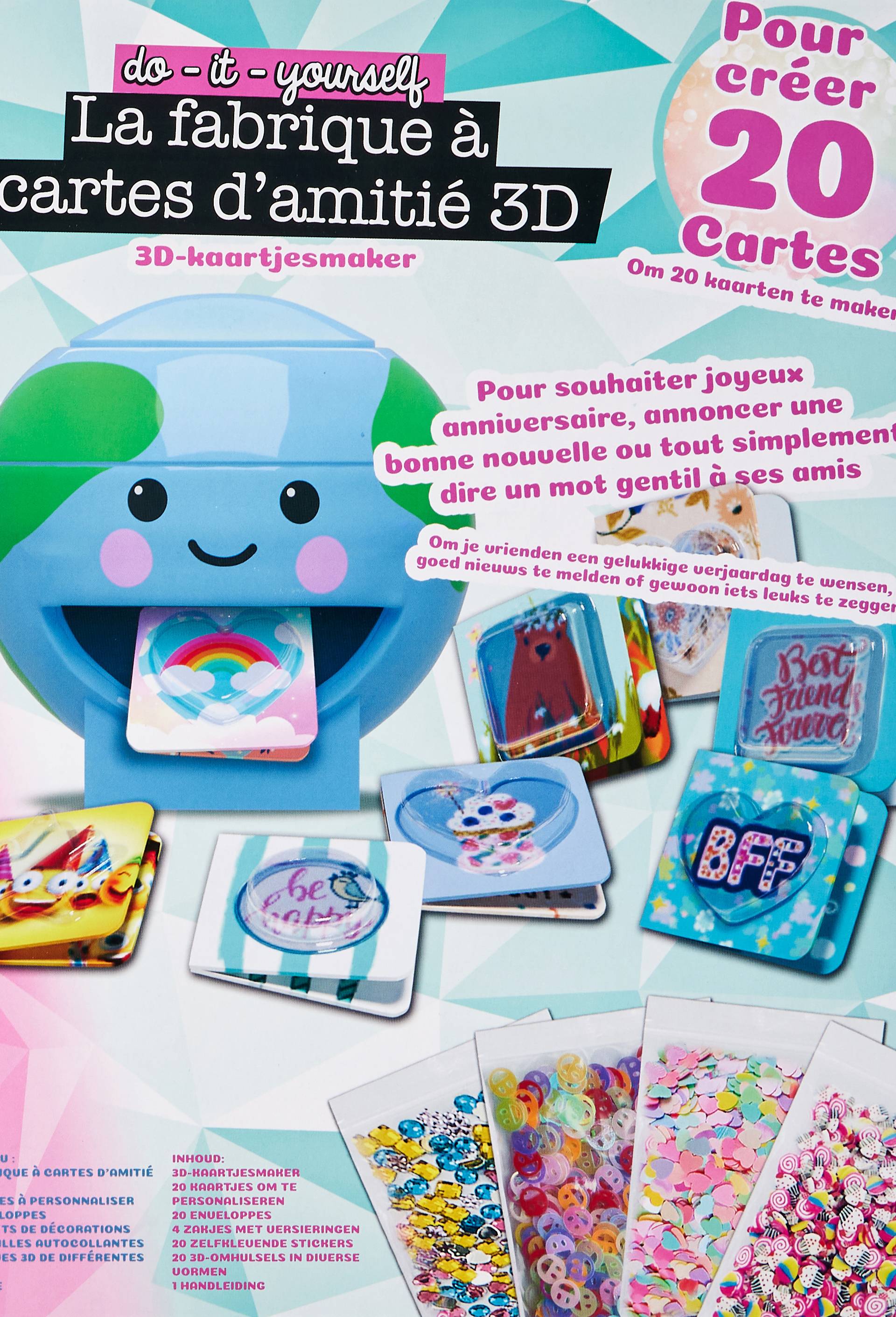 Fabrique &agrave; Stickers et Cartes d'Amiti&eacute;, Multicolore, large image number 1.0