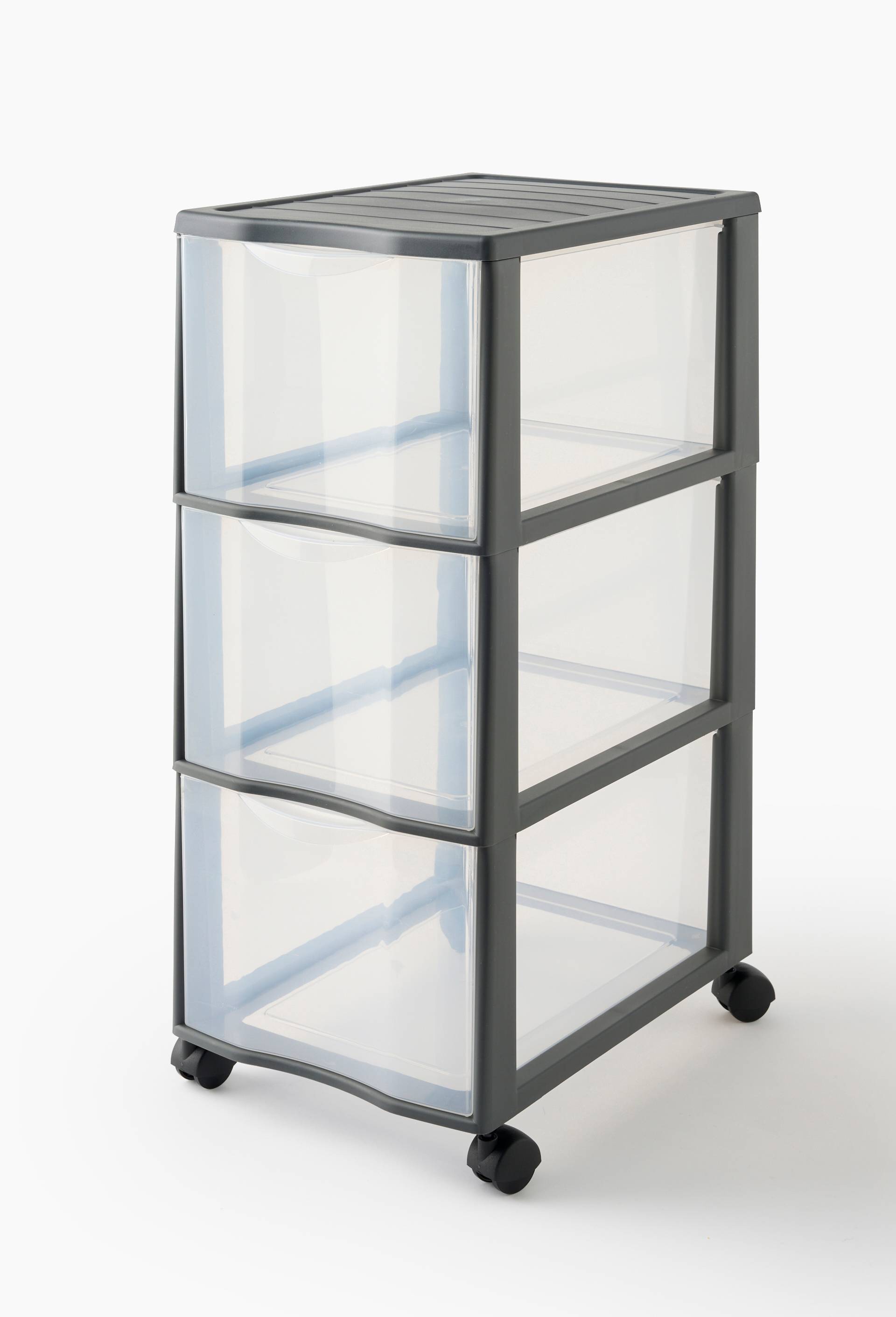Tour de rangement en plastique, 36,5*.26*63,5 cm, Transparent, large image number 0