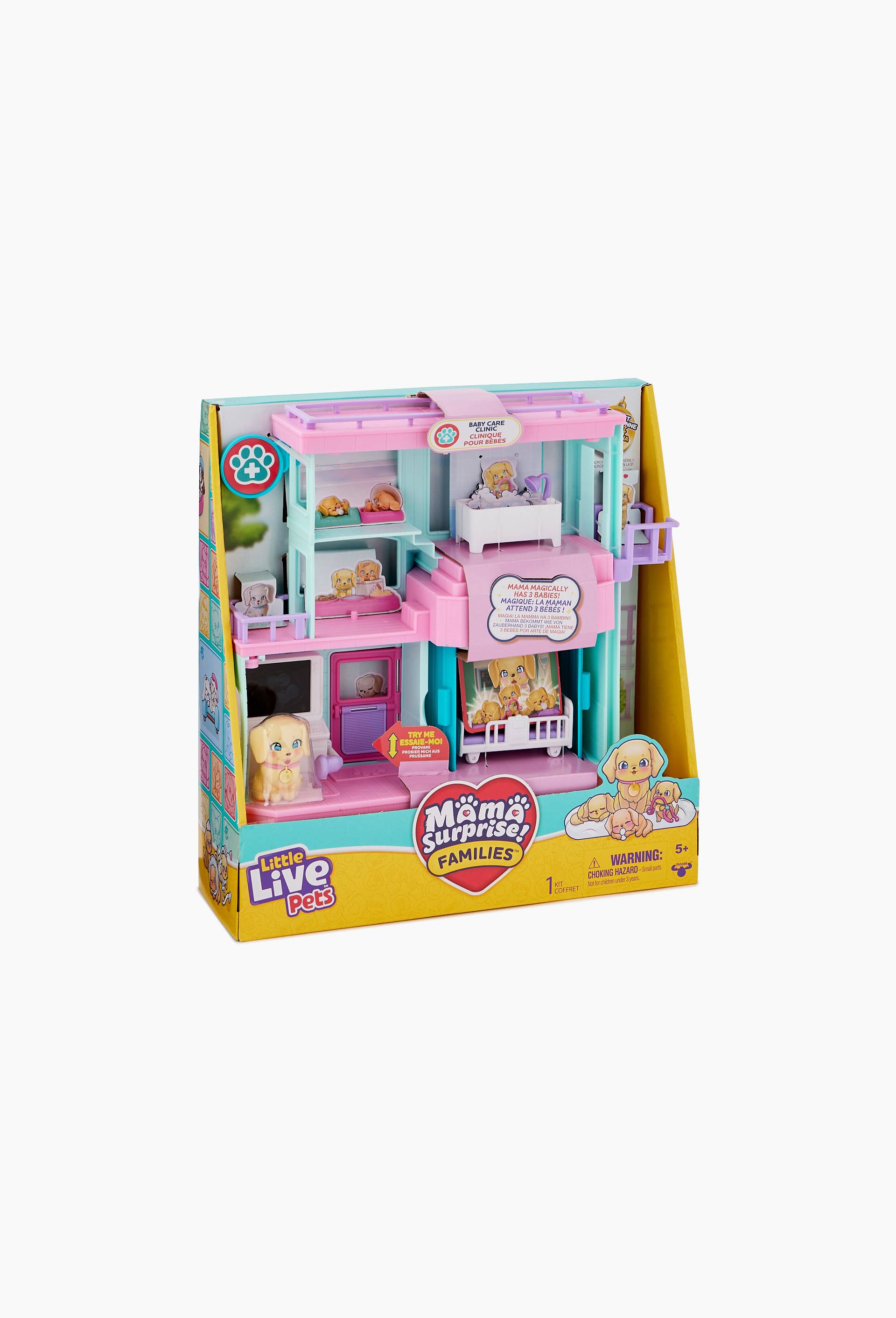 La clinique v&eacute;t&eacute;rinaire mama surprise families - "Little live pets", Multicolore, large image number 1