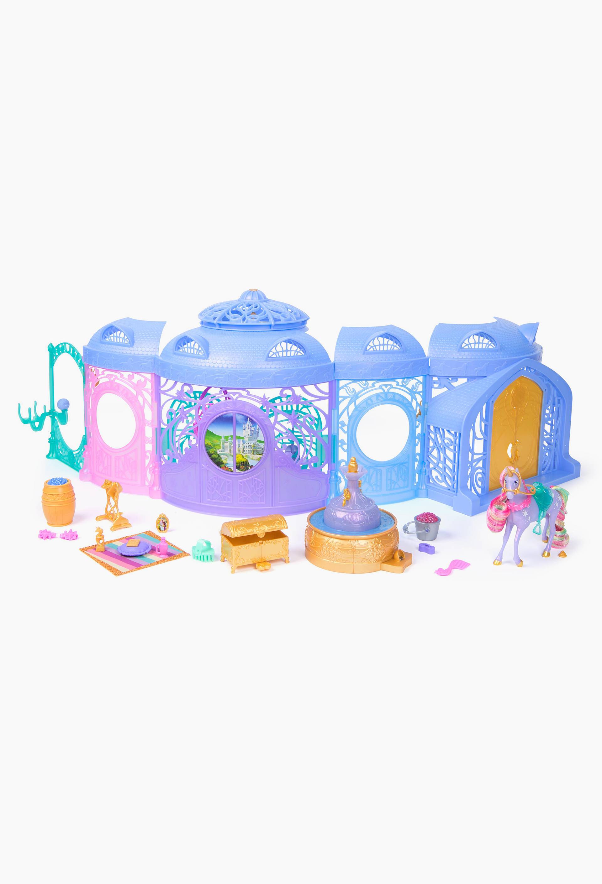PLAYSET ECURIE MAGIQUE ET WILDSTAR Unicorn Academy, Multicolore, large image number 0