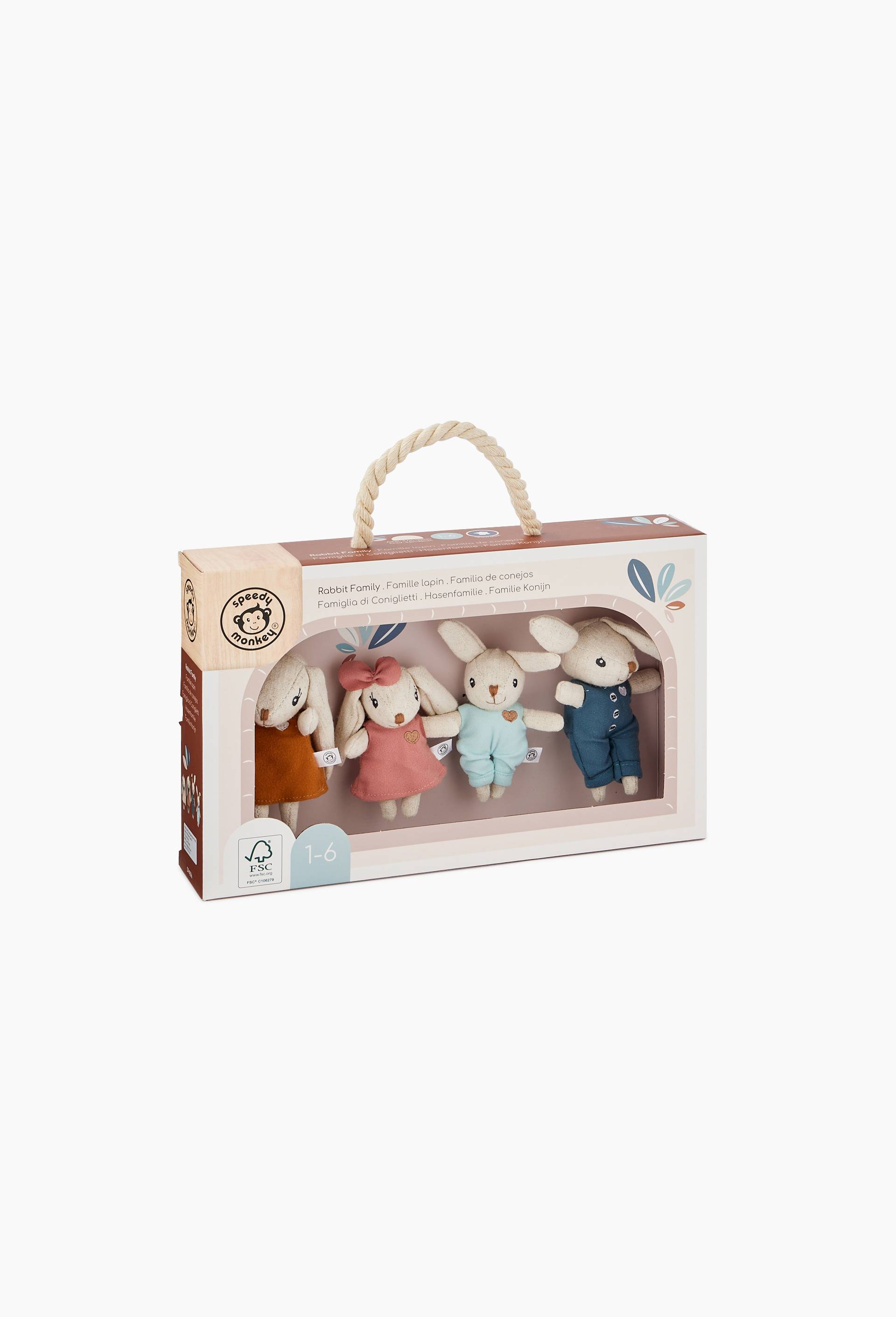La famille lapin "Speedy Monkey", Multicolore, large image number 1