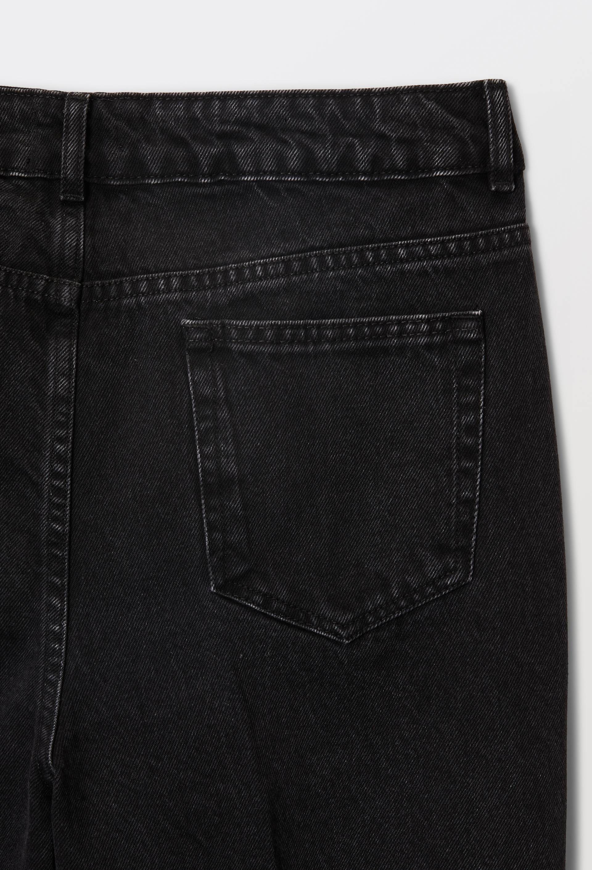 Jean large taille haute gris, Gris fonc&eacute;, large image number 5.0