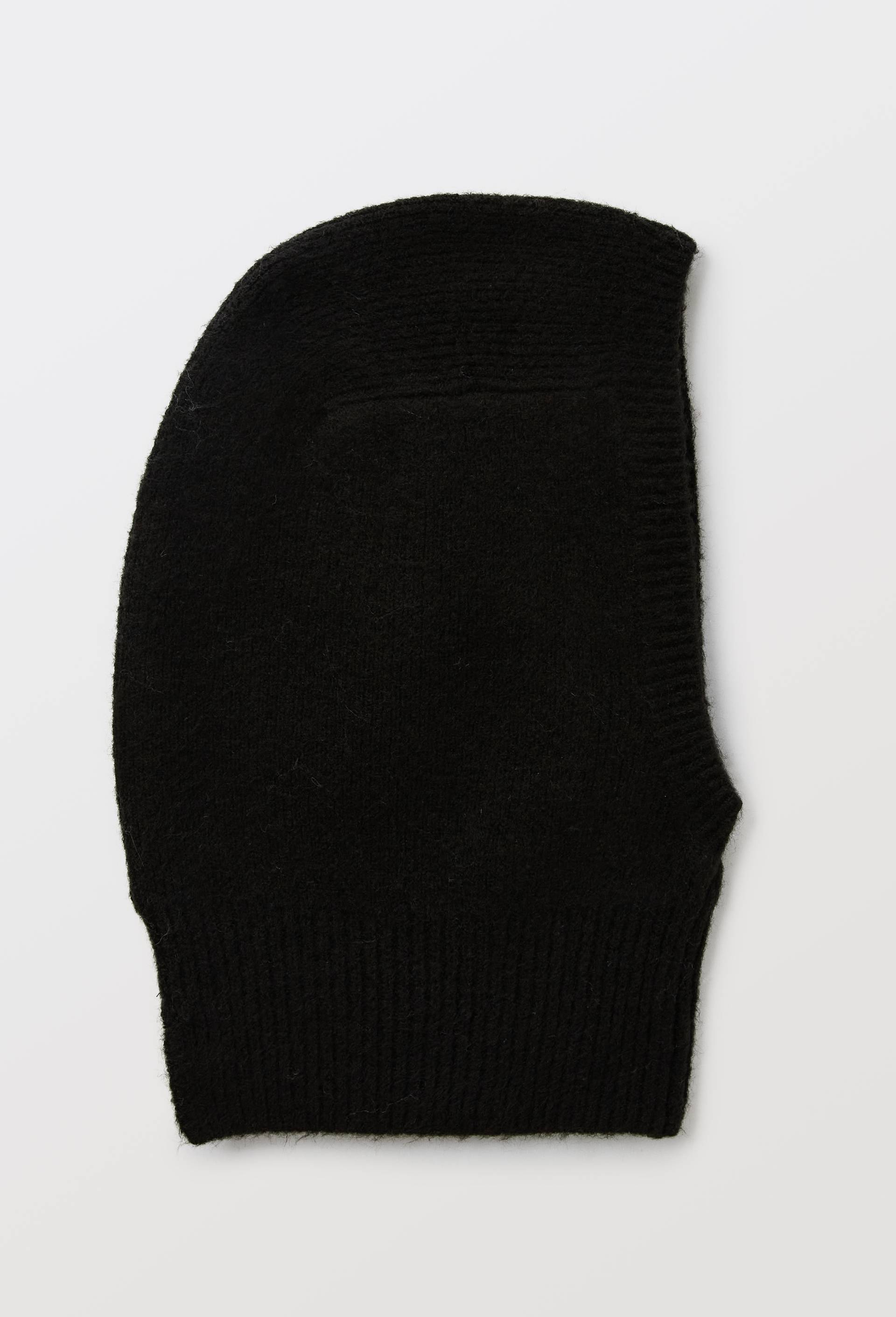 Cagoule en maille, Noir, swatch image