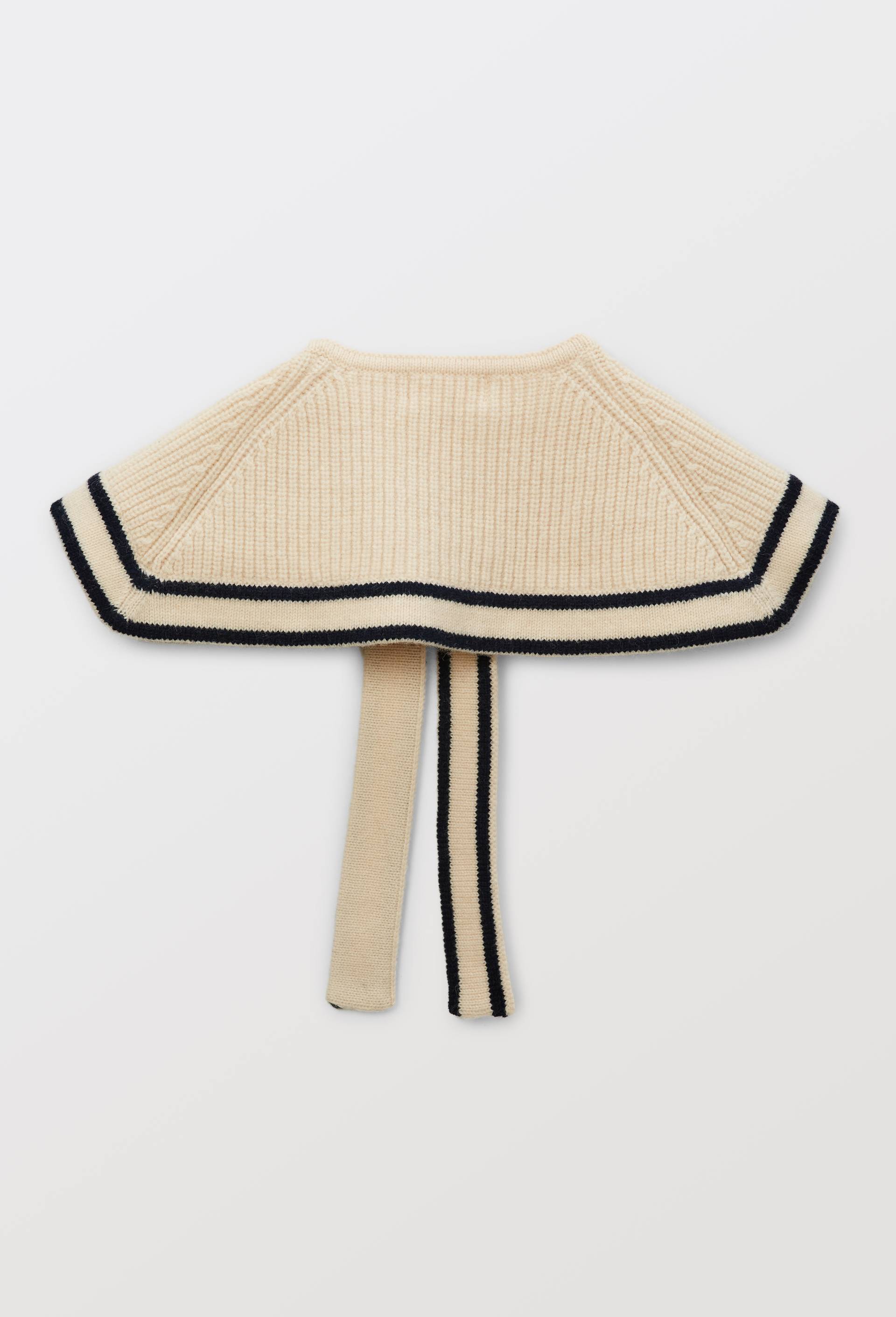 Col claudine en laine, Beige clair, large image number 2