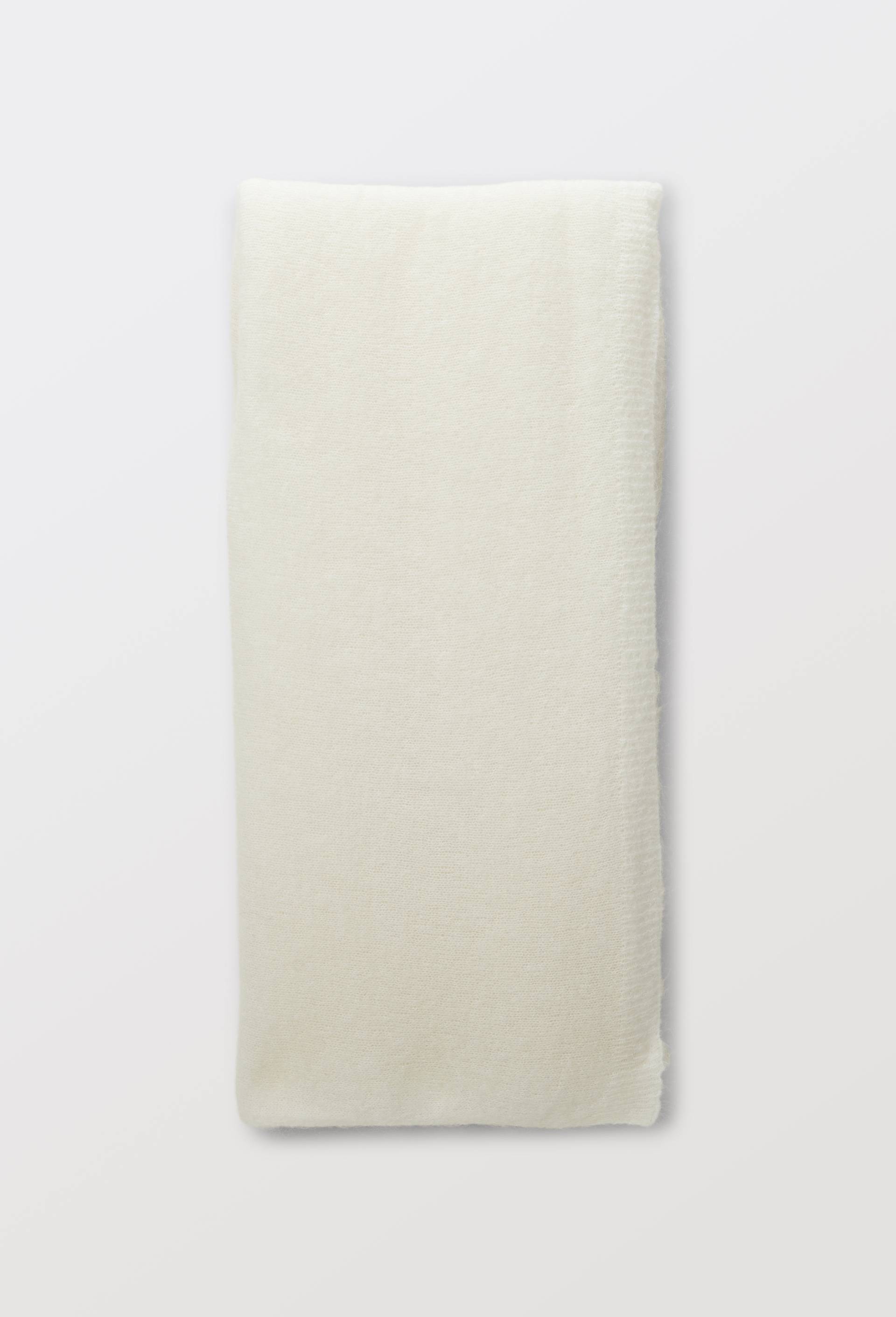 Echarpe contenant de la laine et du mohair, Ecru, swatch image