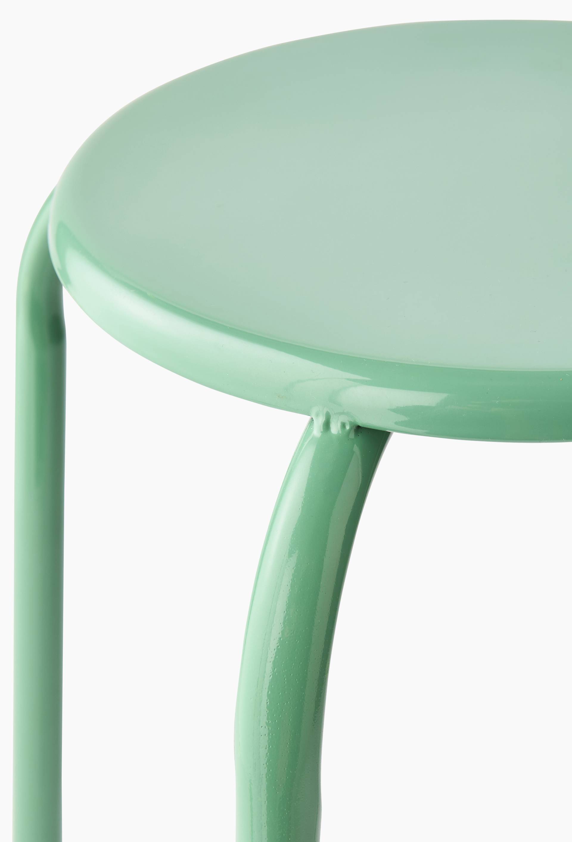 Petit Tabouret, Tabouret Rond en Bois Massif, Tabouret Empilable en Bois courbé Antidérapant, Tabouret en Bois Massif Blanc, Table d'appoint de Lit pour Chambre à Coucher