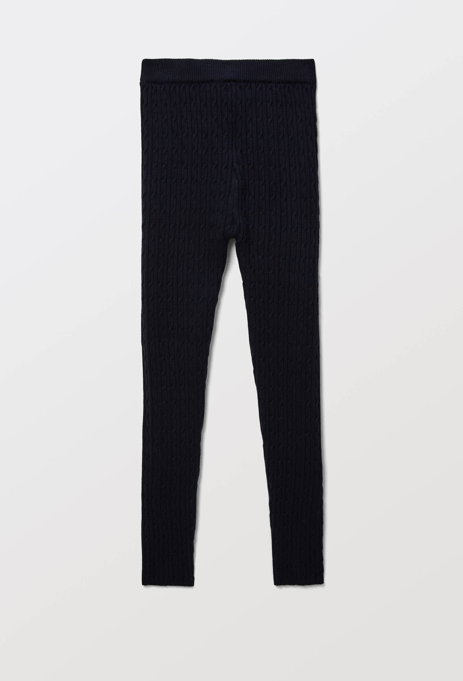 Legging uni torsad&eacute;, Bleu fonc&eacute;, large image number 2