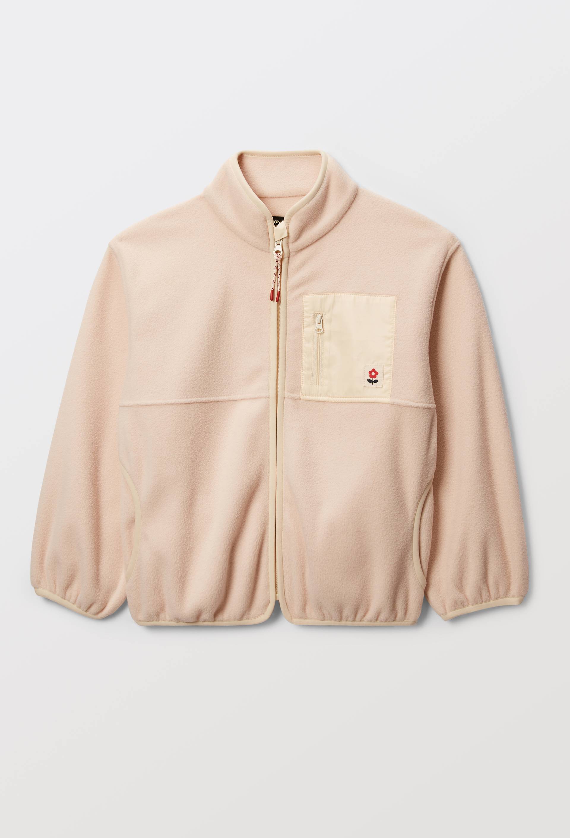 Veste polaire brod&eacute;e, Rose clair, large image number 0