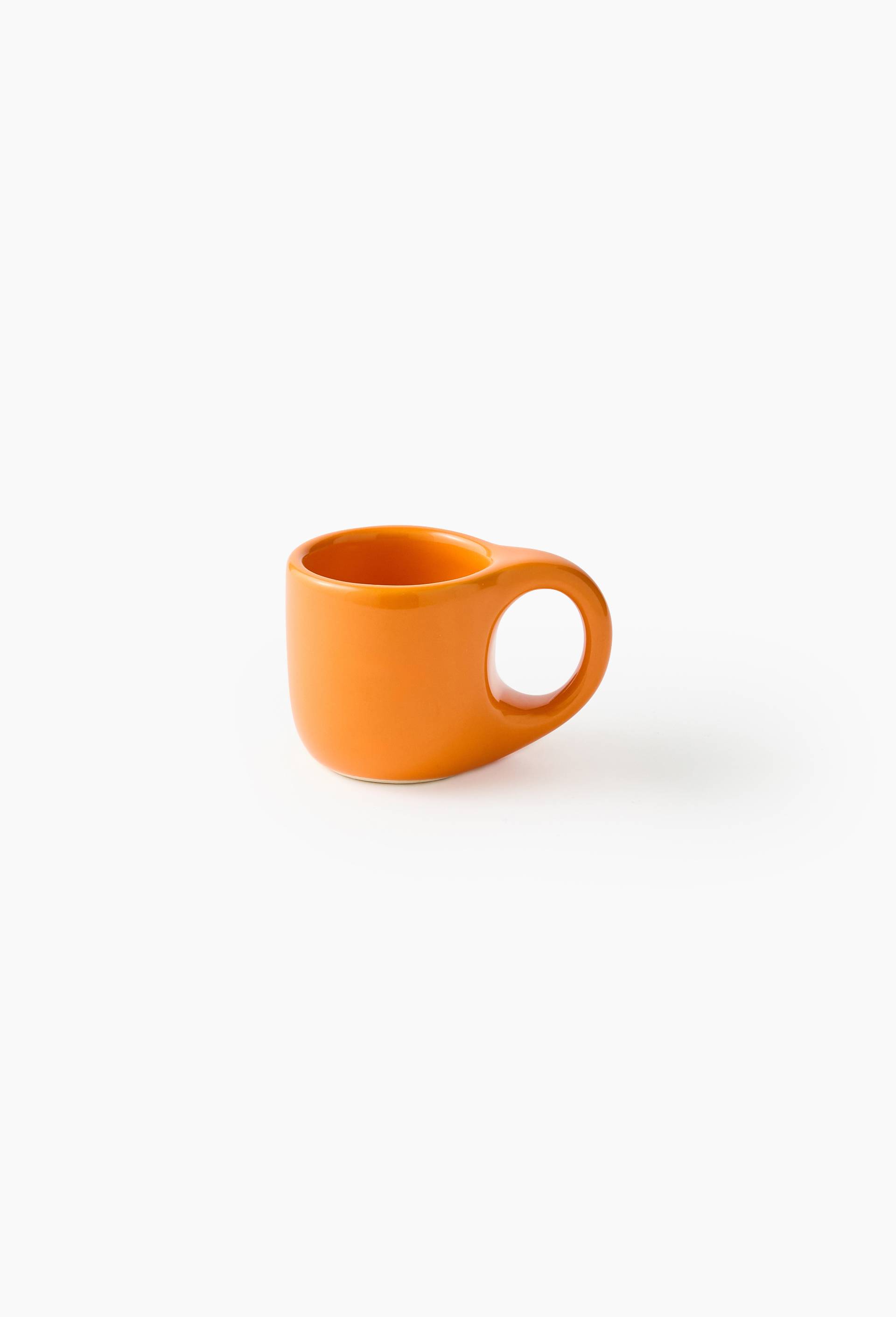 Tasse à café orange, 8x5,5 cm - MAISON CHÂTEAU ROUGE x MONOPRIX ORANGE MONOPRIX CREATEURS
