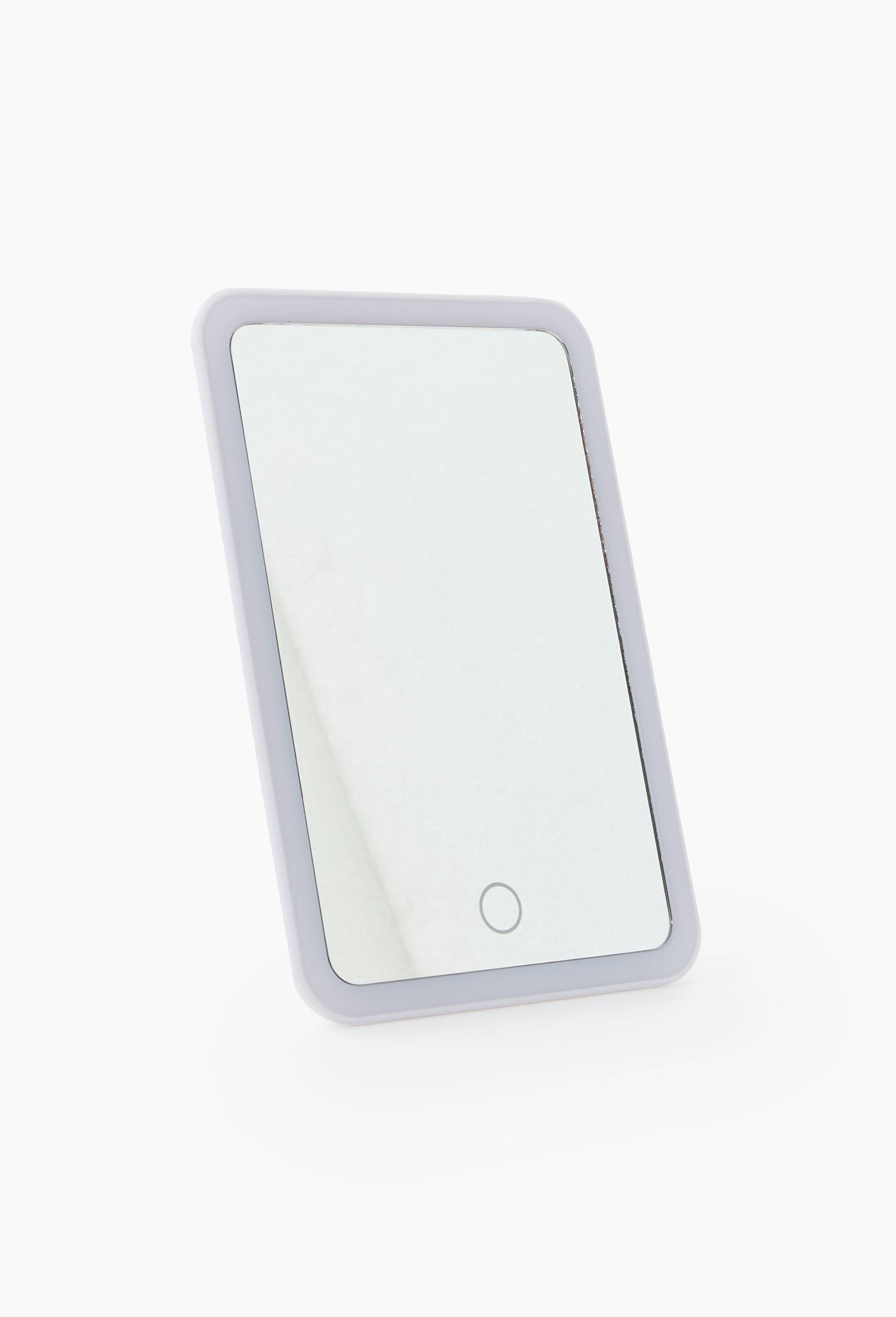 Miroir LED &agrave; poser, 13.4x7.5x20cm, Blanc, large image number 0.0