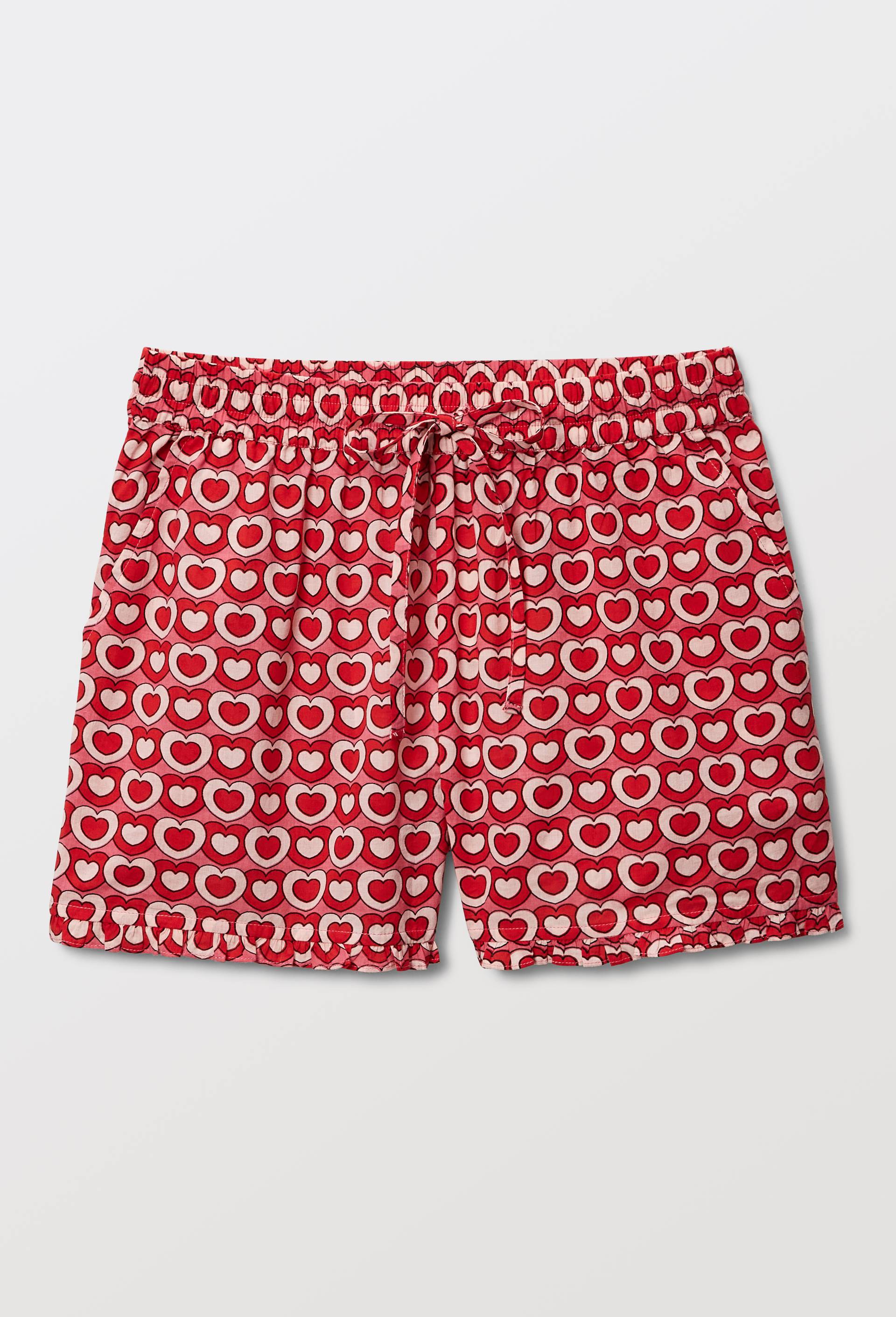 Short en voile de coton BIO GOTS, Rouge, large image number 3