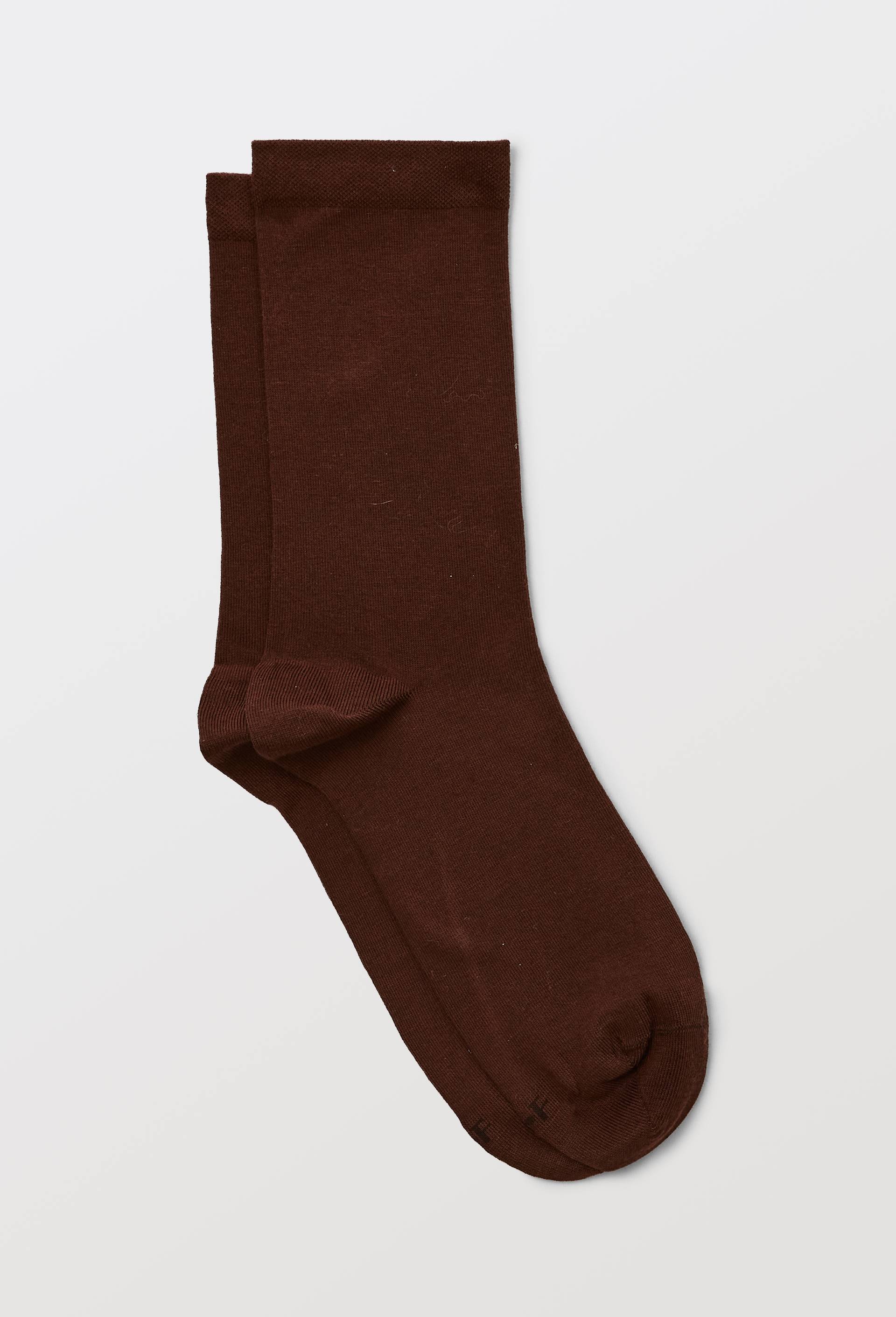 Paire de chaussettes en coton Bleufor&ecirc;t, Brun, large image number 1.0