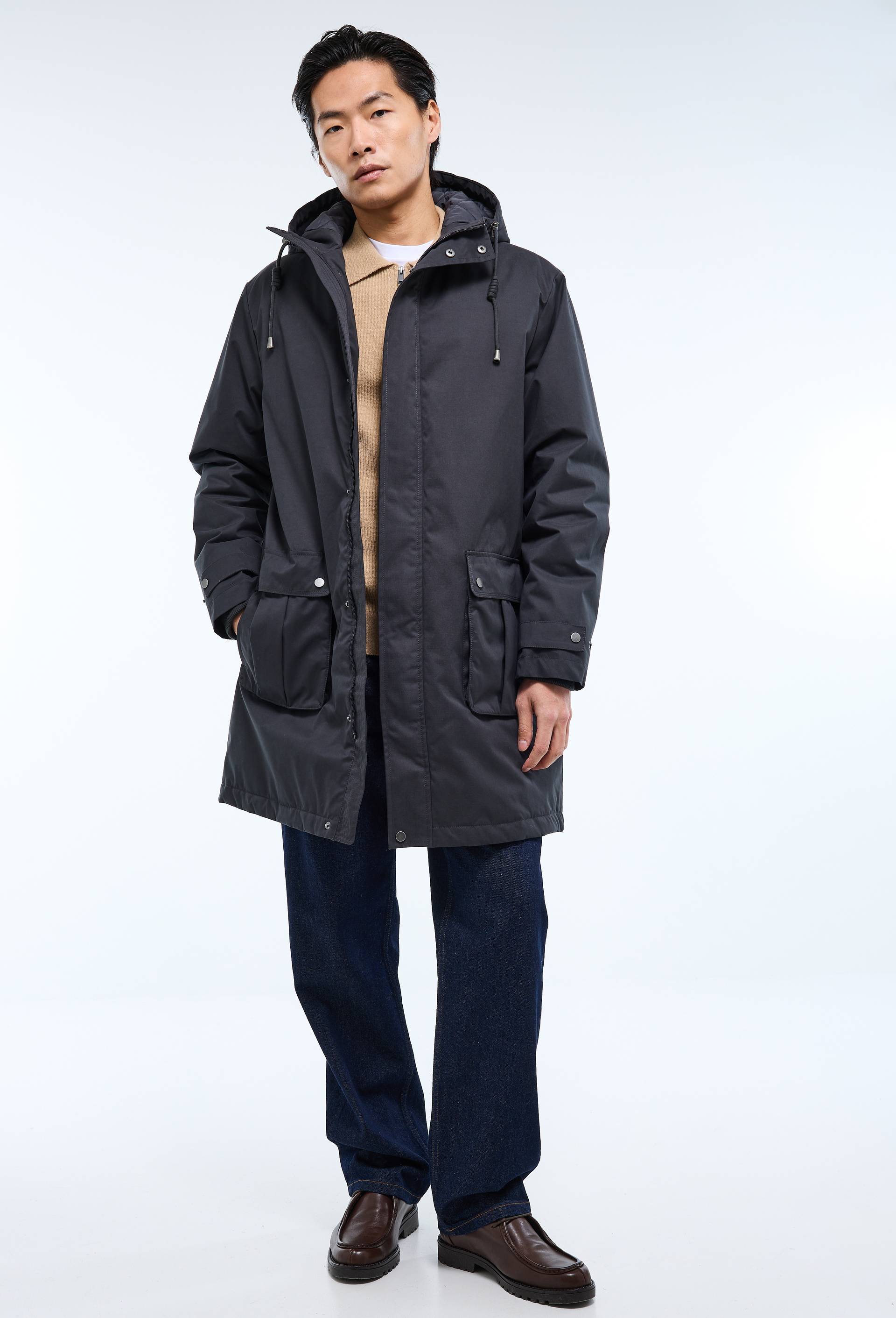Parka &agrave; capuche, Gris fonc&eacute;, large image number 2
