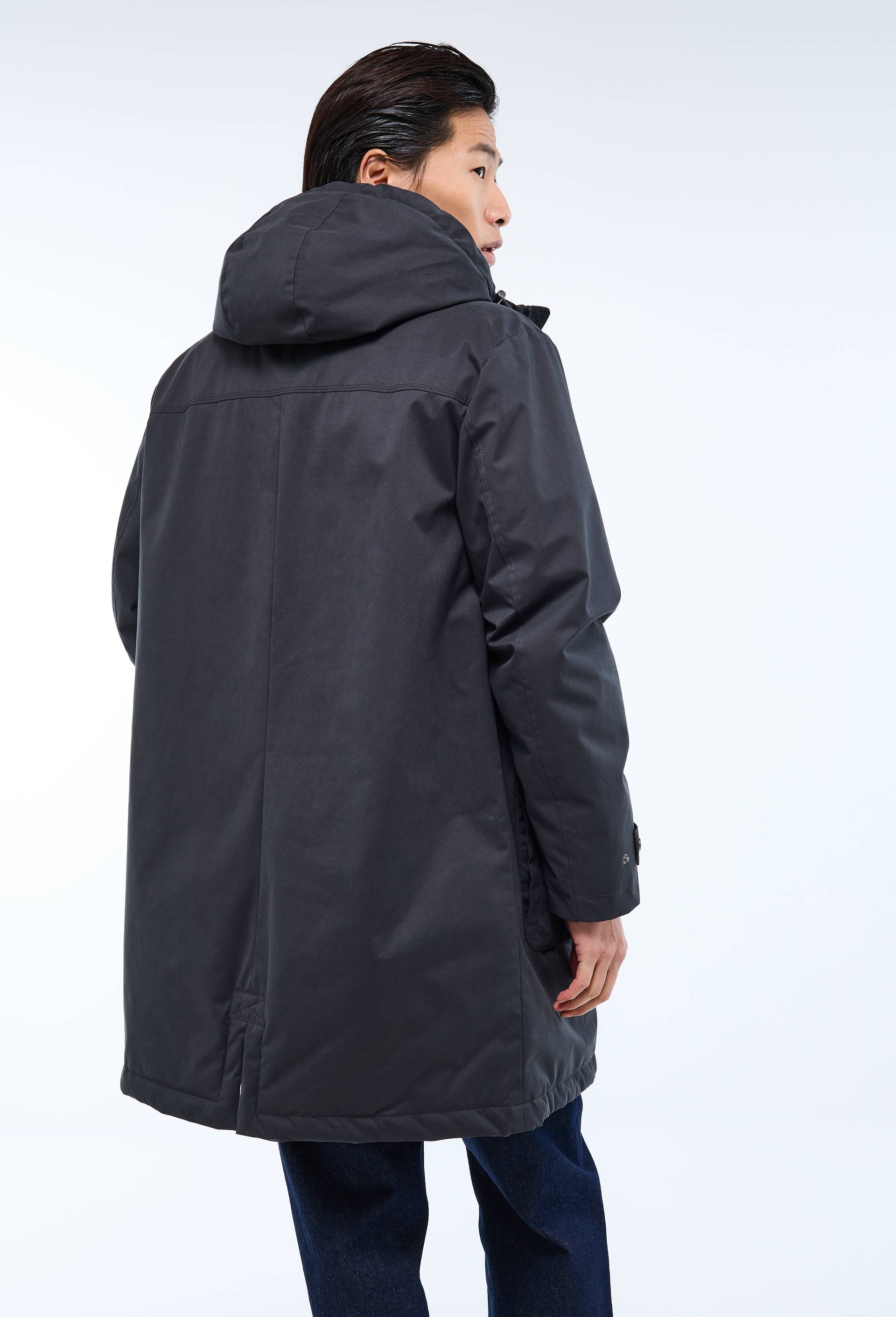 Parka &agrave; capuche, Gris fonc&eacute;, large image number 4
