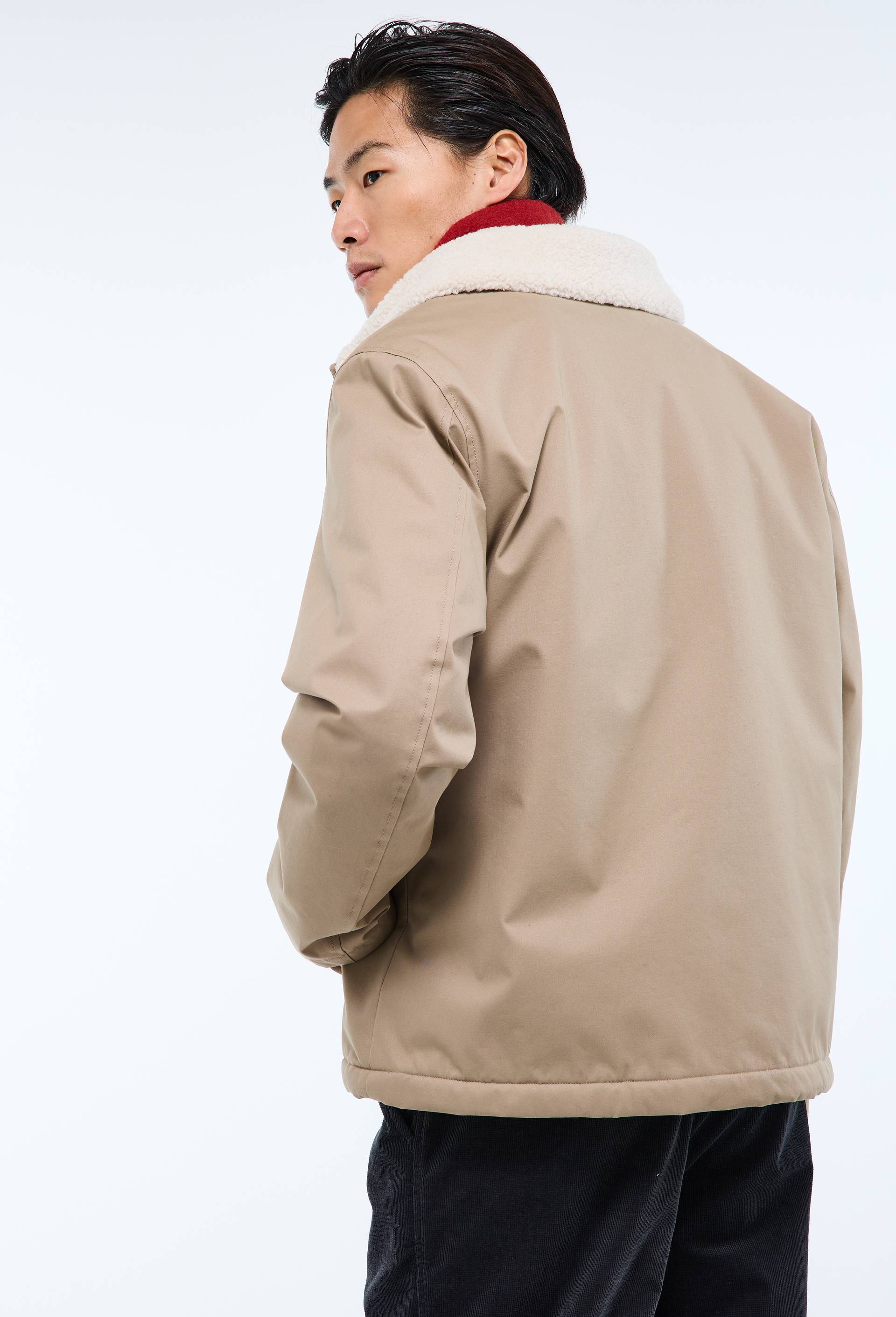 Parka doubl&eacute; sherpa, Beige, large image number 3.0