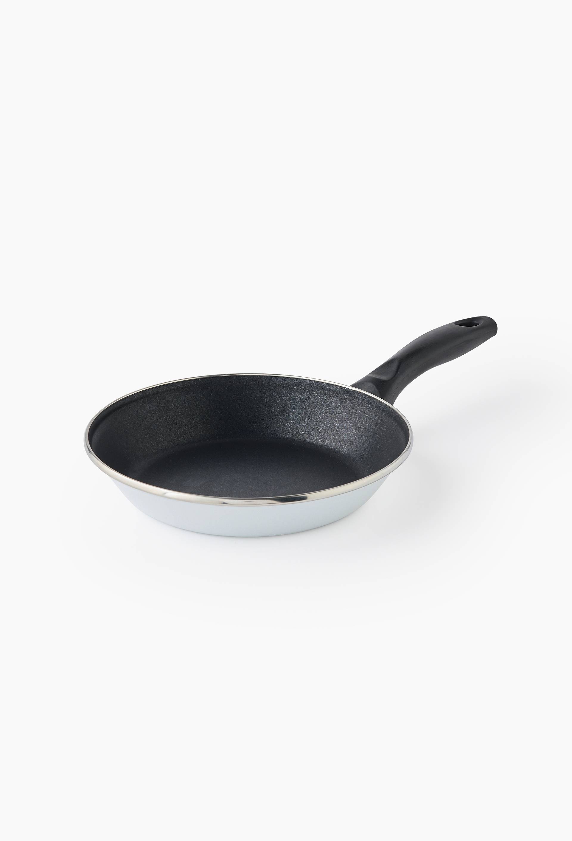 Po&ecirc;le, 24cm, finition &eacute;maill&eacute;e, Blanc, large image number 0.0