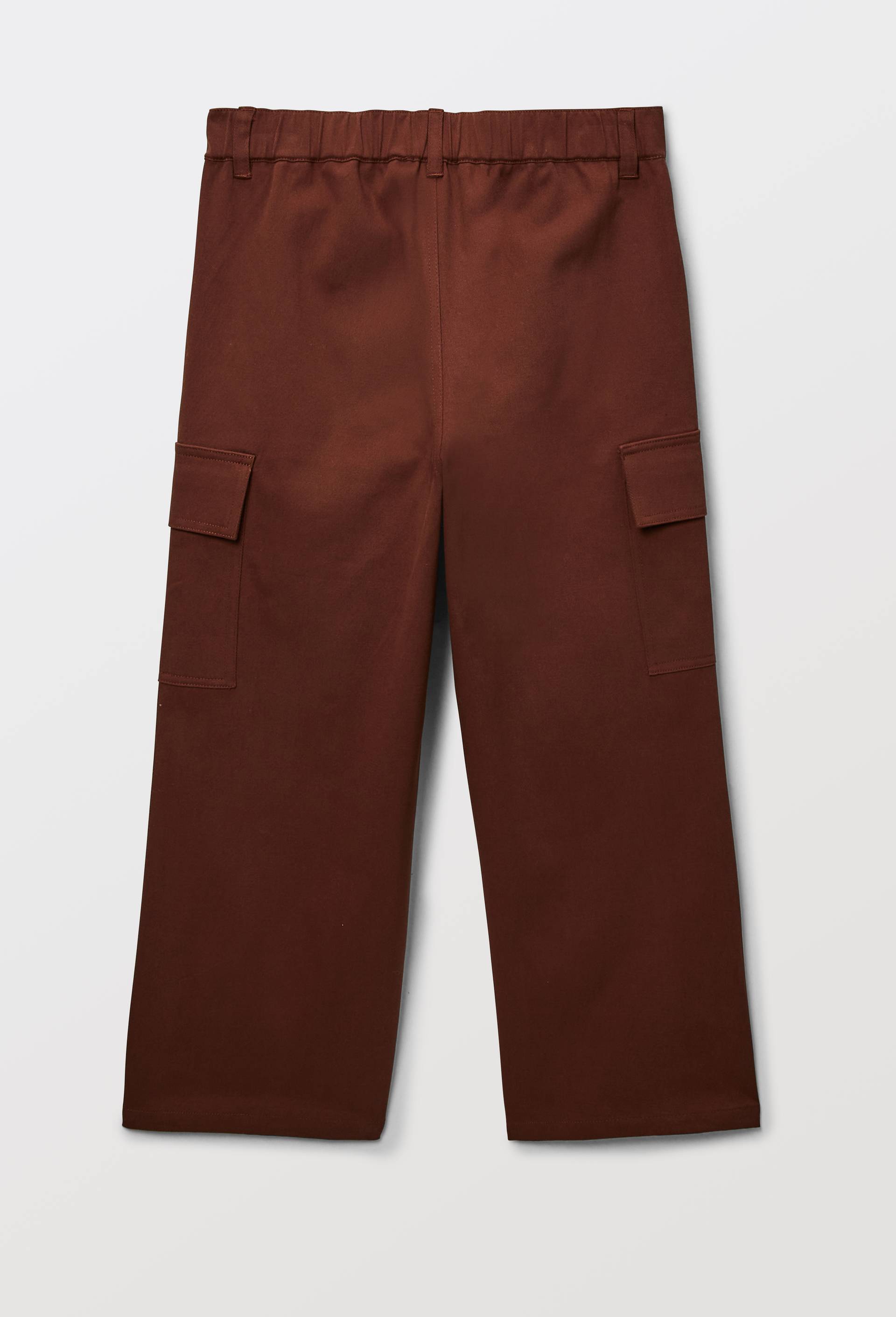 Pantalon cargo large contient du coton, Brun fonc&eacute;, large image number 3.0