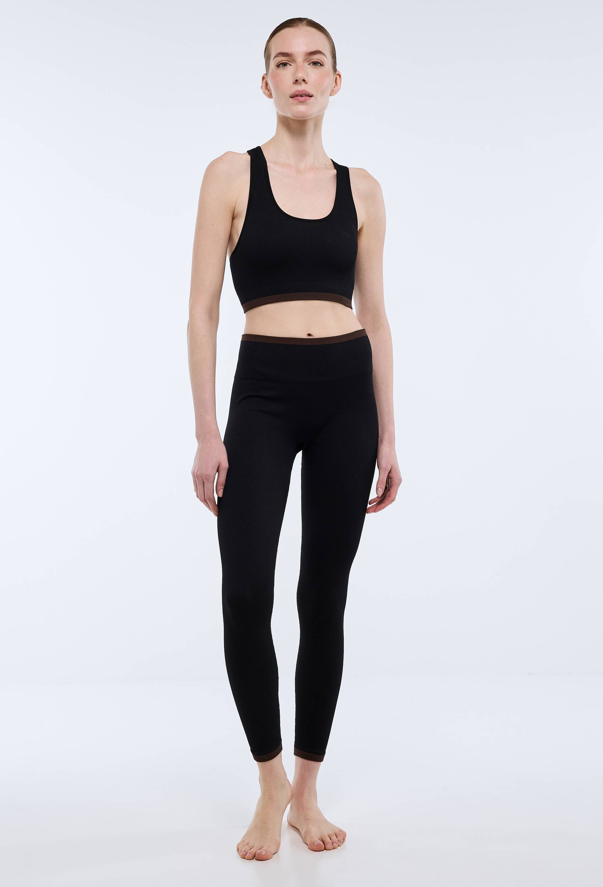 Legging de sport c&ocirc;tel&eacute;, Noir, large image number 0