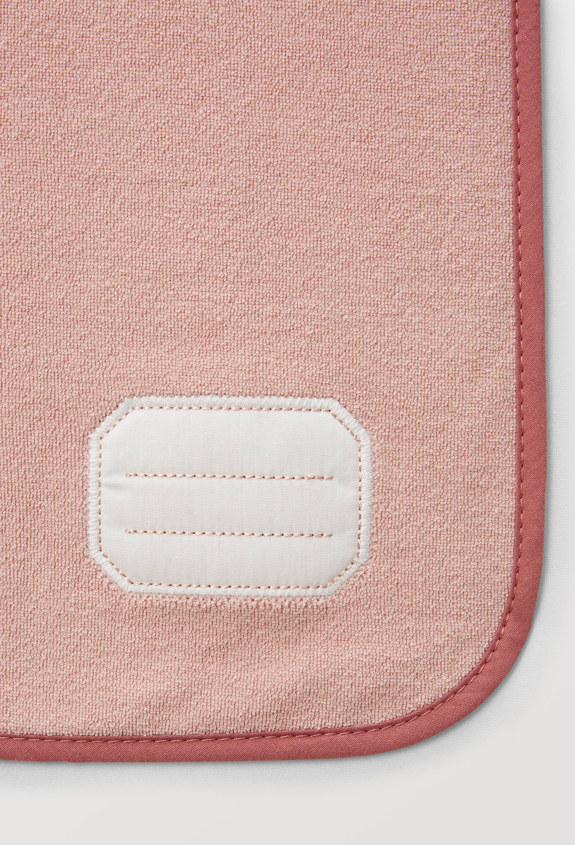 Lot de 2 bavoirs contenant du coton BIO, certifi&eacute; OEKO-TEX, Rose, large image number 2