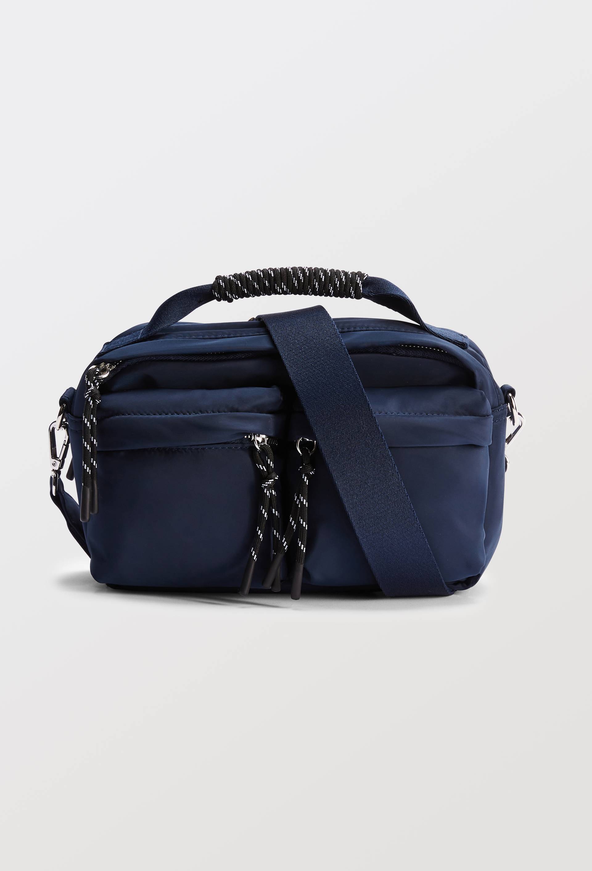 Sac port&eacute; travers en polyester recycl&eacute;, Bleu fonc&eacute;, large image number 0