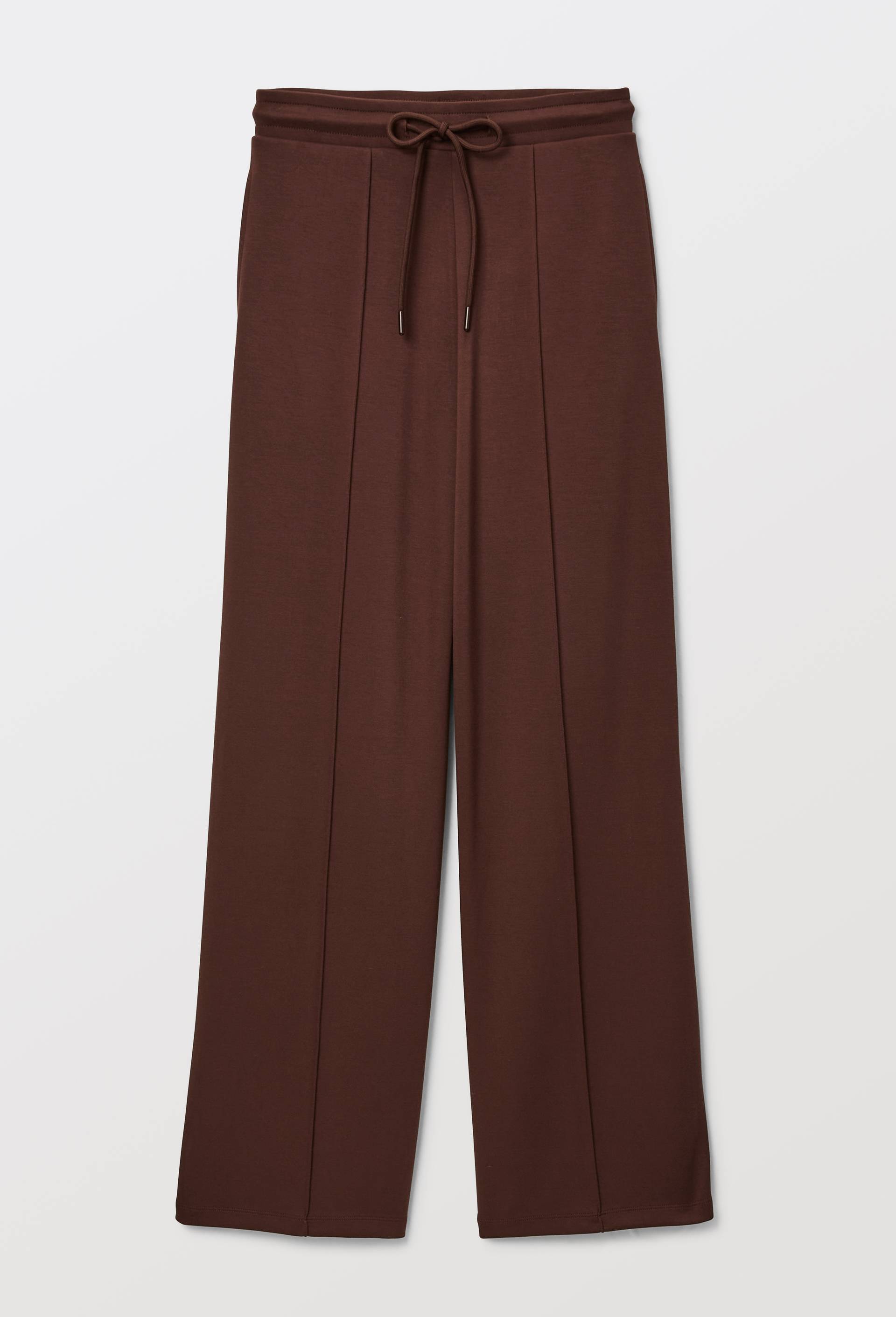 Pantalon de sport uni en molleton technique, Brun fonc&eacute;, large image number 2