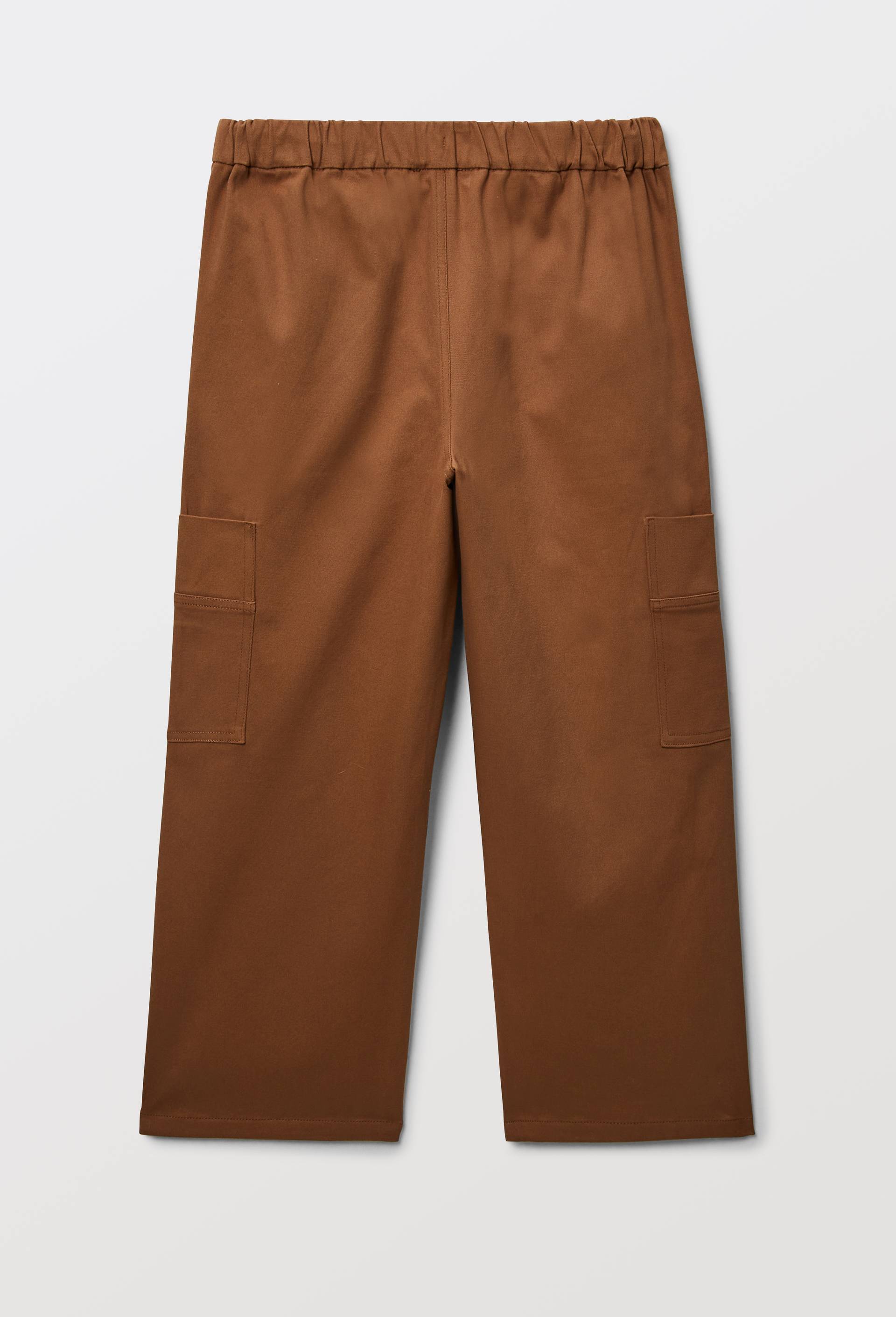 Pantalon large cargo contenant du coton, Beige, large image number 3.0