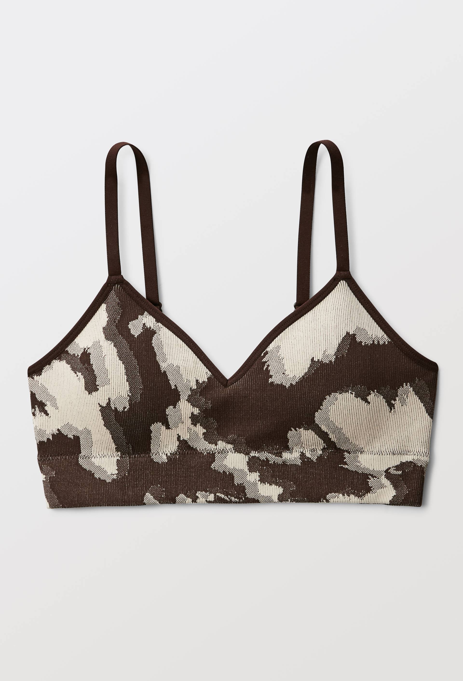 Brassi&egrave;re sans coutures LOLA motif jacquard, Ecru, large image number 2