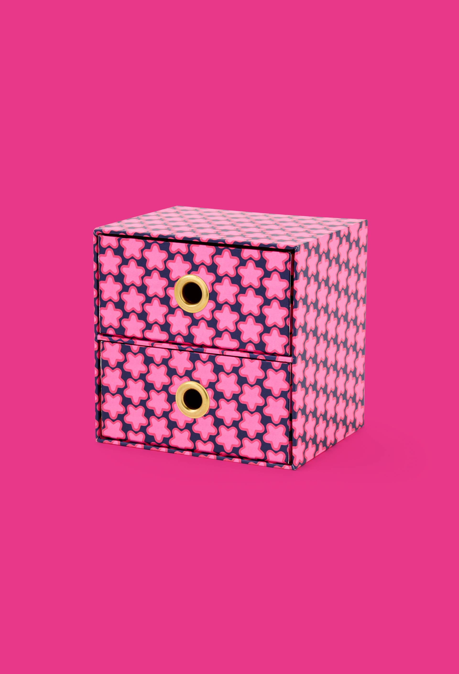 Bo&icirc;te de rangement &eacute;toiles Fridemann Hauss, 16x16x13 cm -  STUDIO PRISUNIC x MONOPRIX, Multicolore, large image number 0