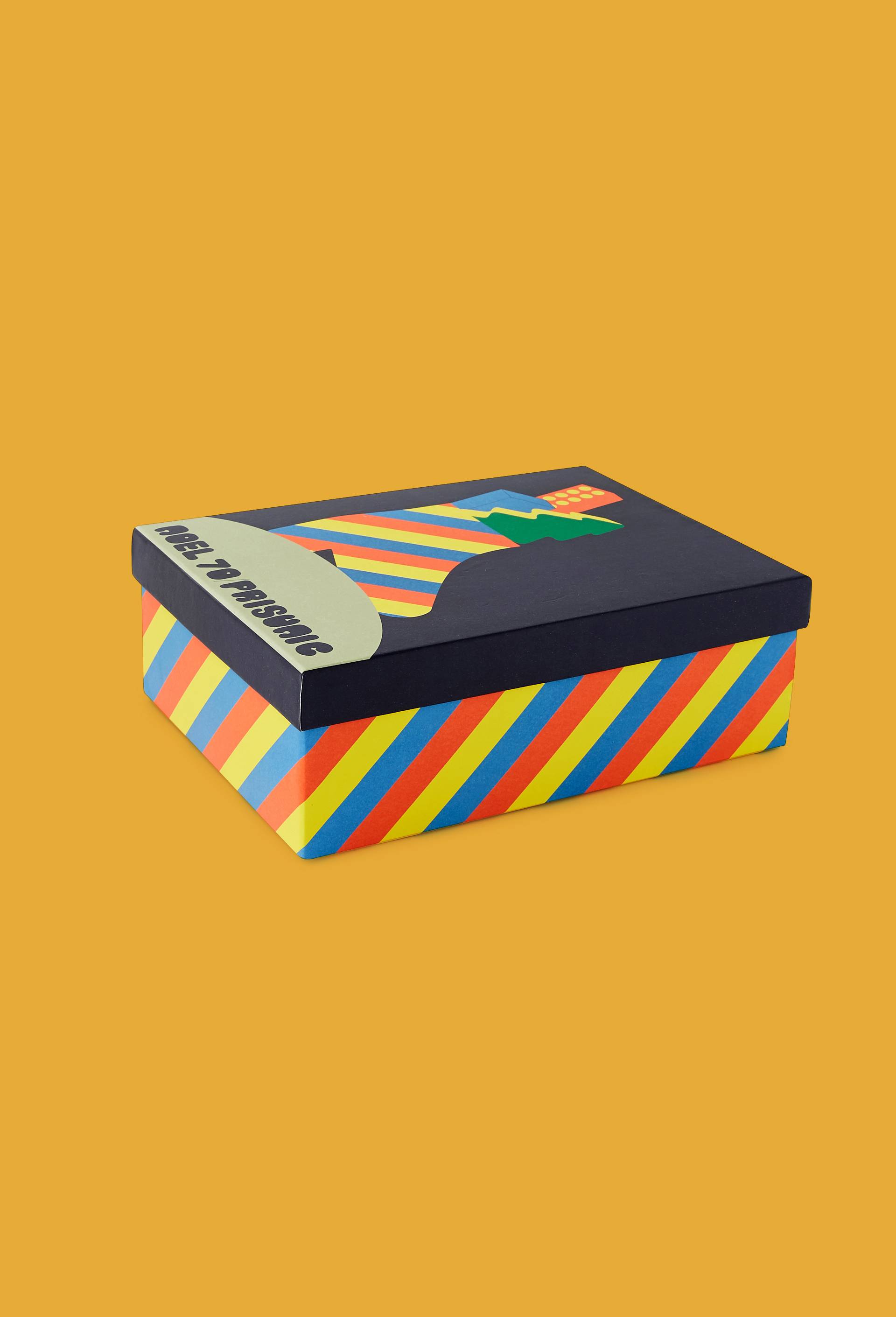 Bo&icirc;te de rangement, 24x32x11 cm - STUDIO PRISUNIC x MONOPRIX, Jaune, large image number 0