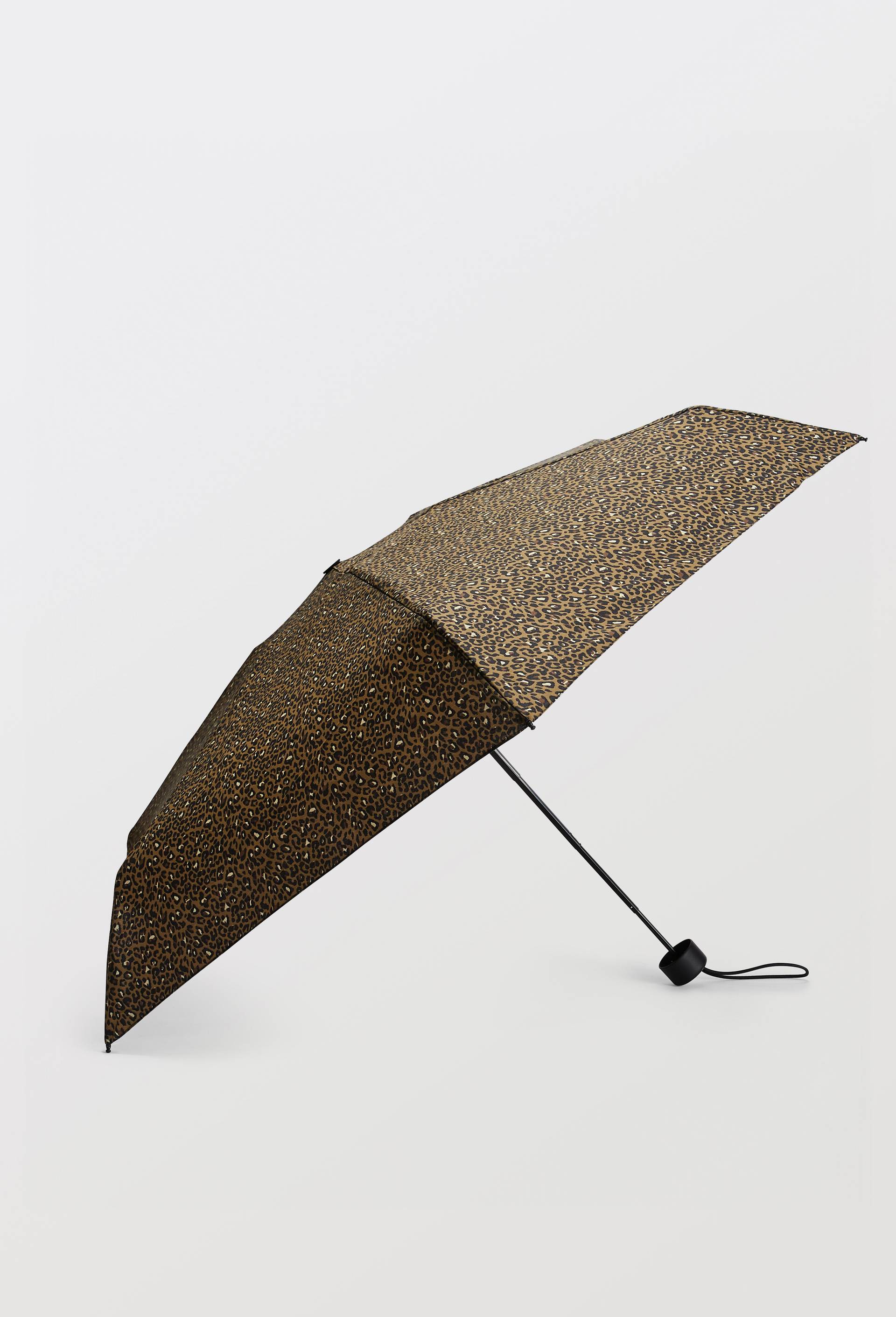 Parapluie manuel mini format imprim&eacute;, Vert fonc&eacute;, large image number 1