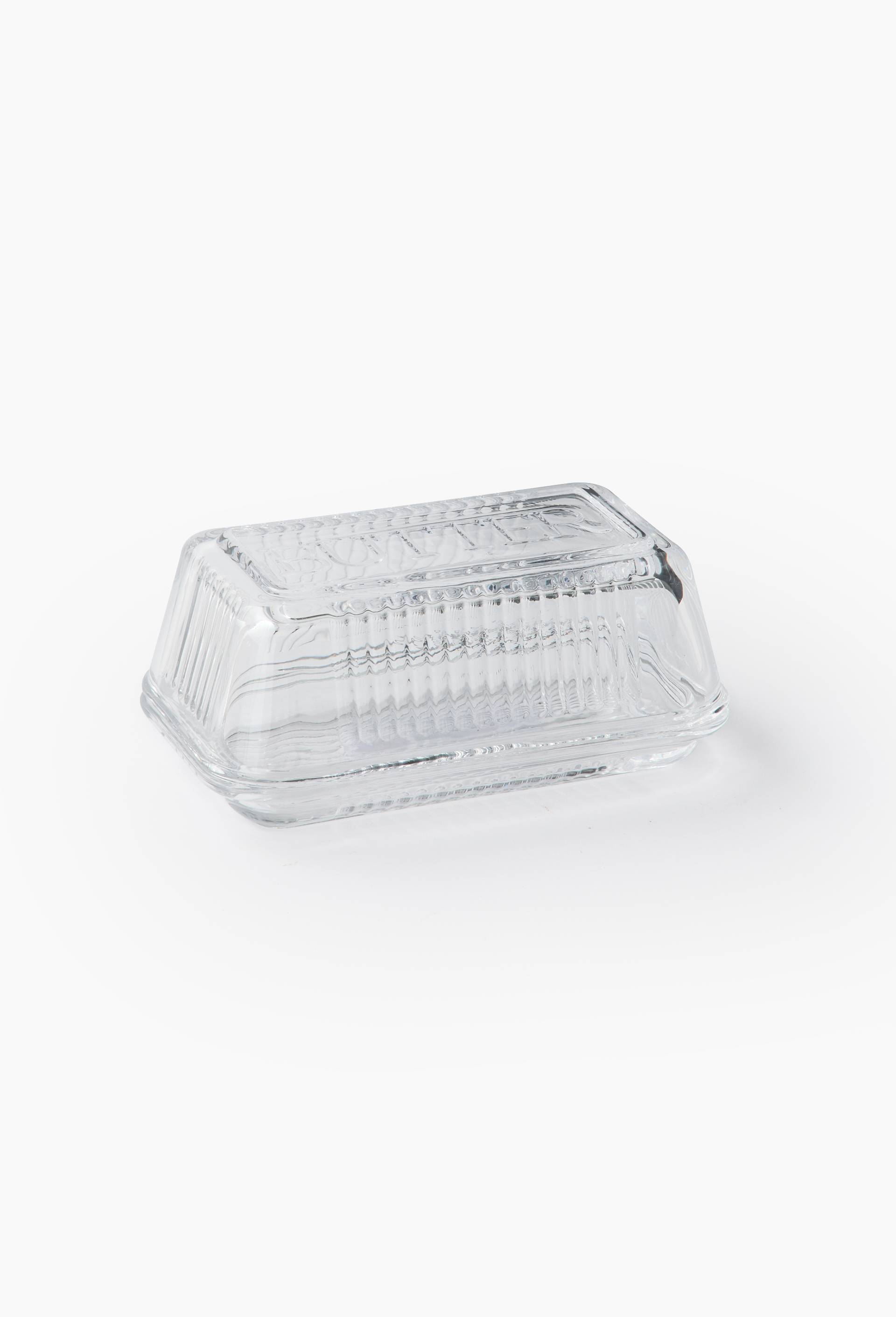 Beurrier en verre, Transparent, large image number 0