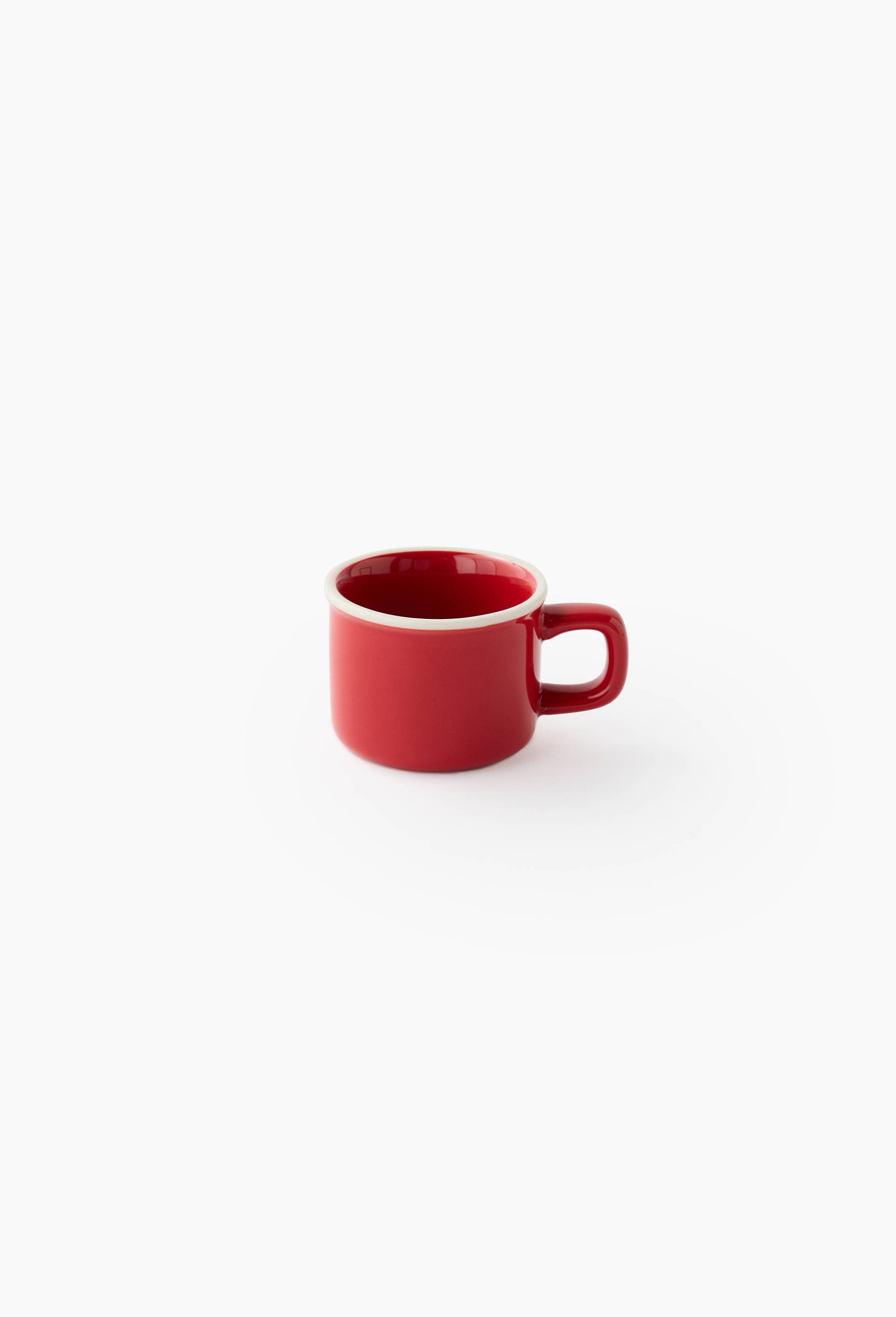 Tasse finition liser&eacute;, 6cl, Rouge, large image number 0