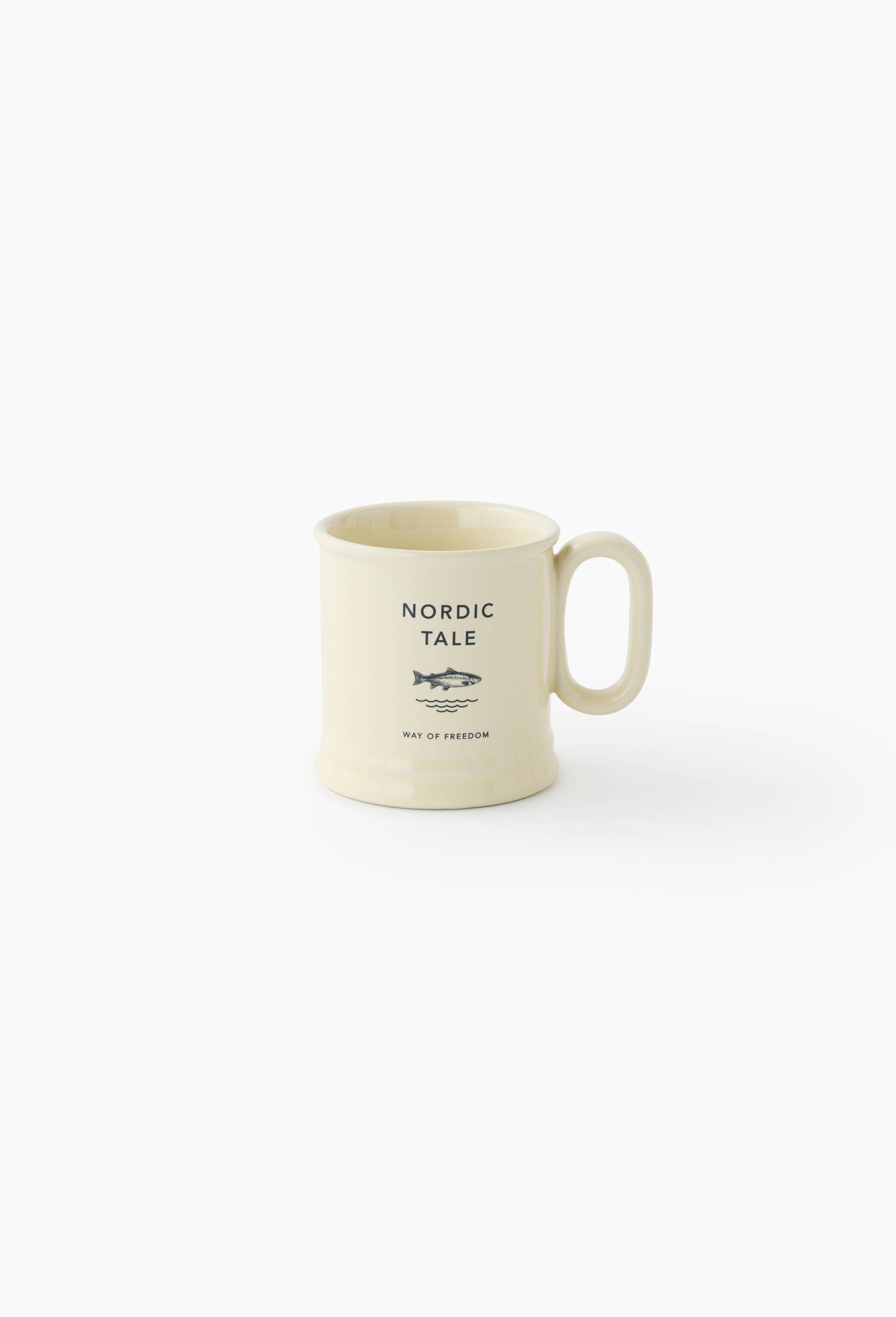 Mug finition imprim&eacute;e, 38cl, Ecru, large image number 0