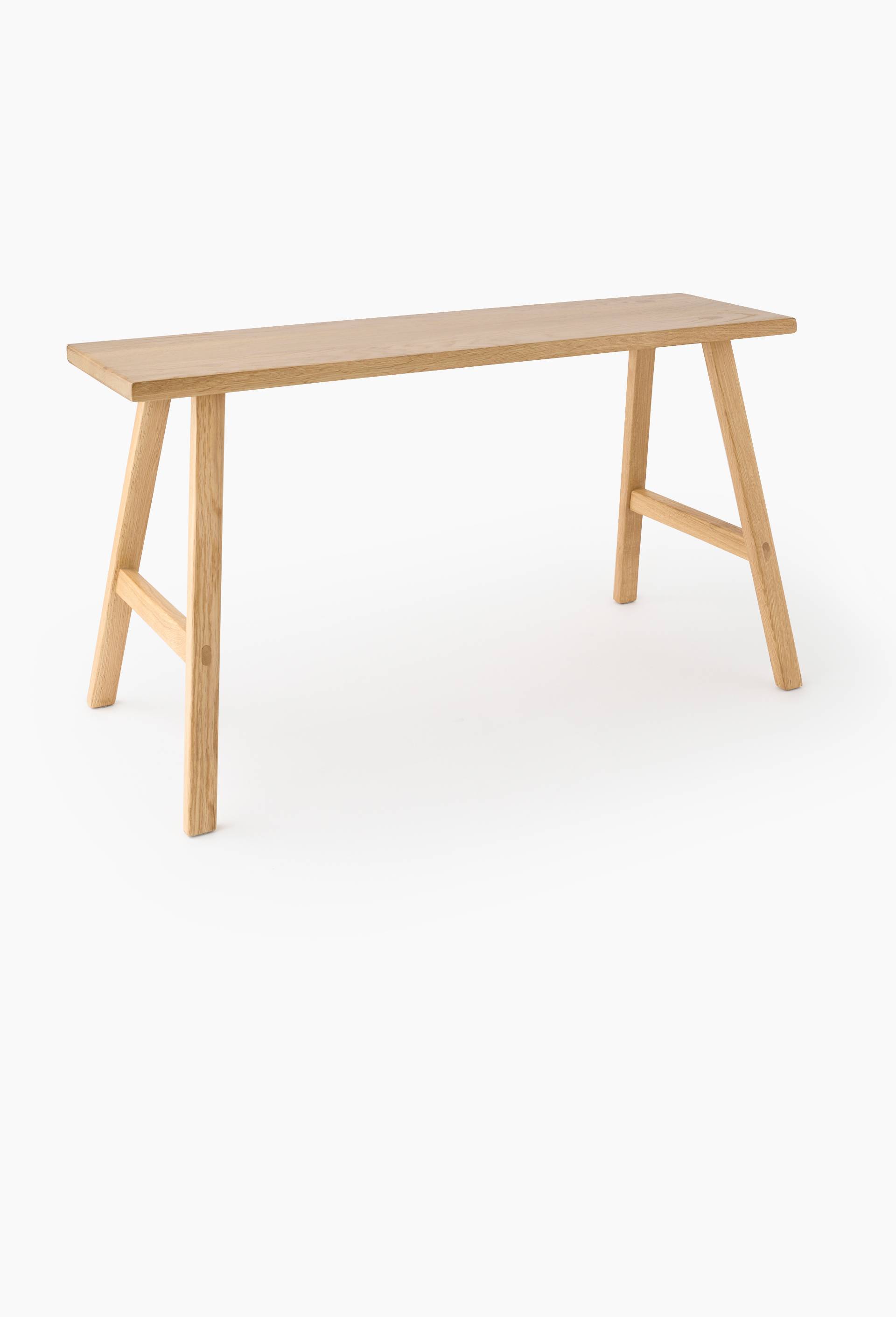 Banc, H44 X P36 X L80CM, en bois de ch&ecirc;ne, Brun fonc&eacute;, large image number 1.0