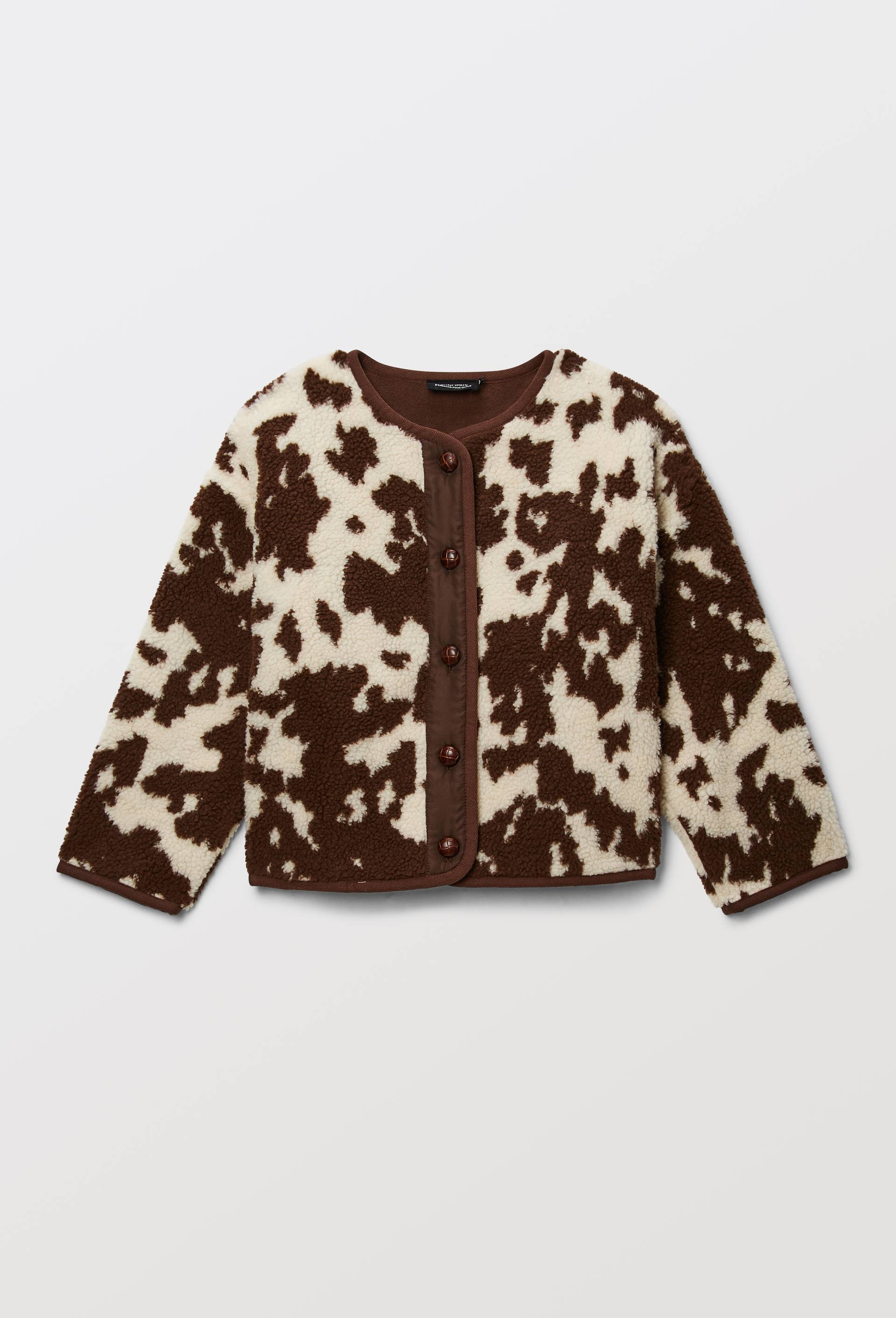 Veste effet mouton, Brun, large image number 3.0