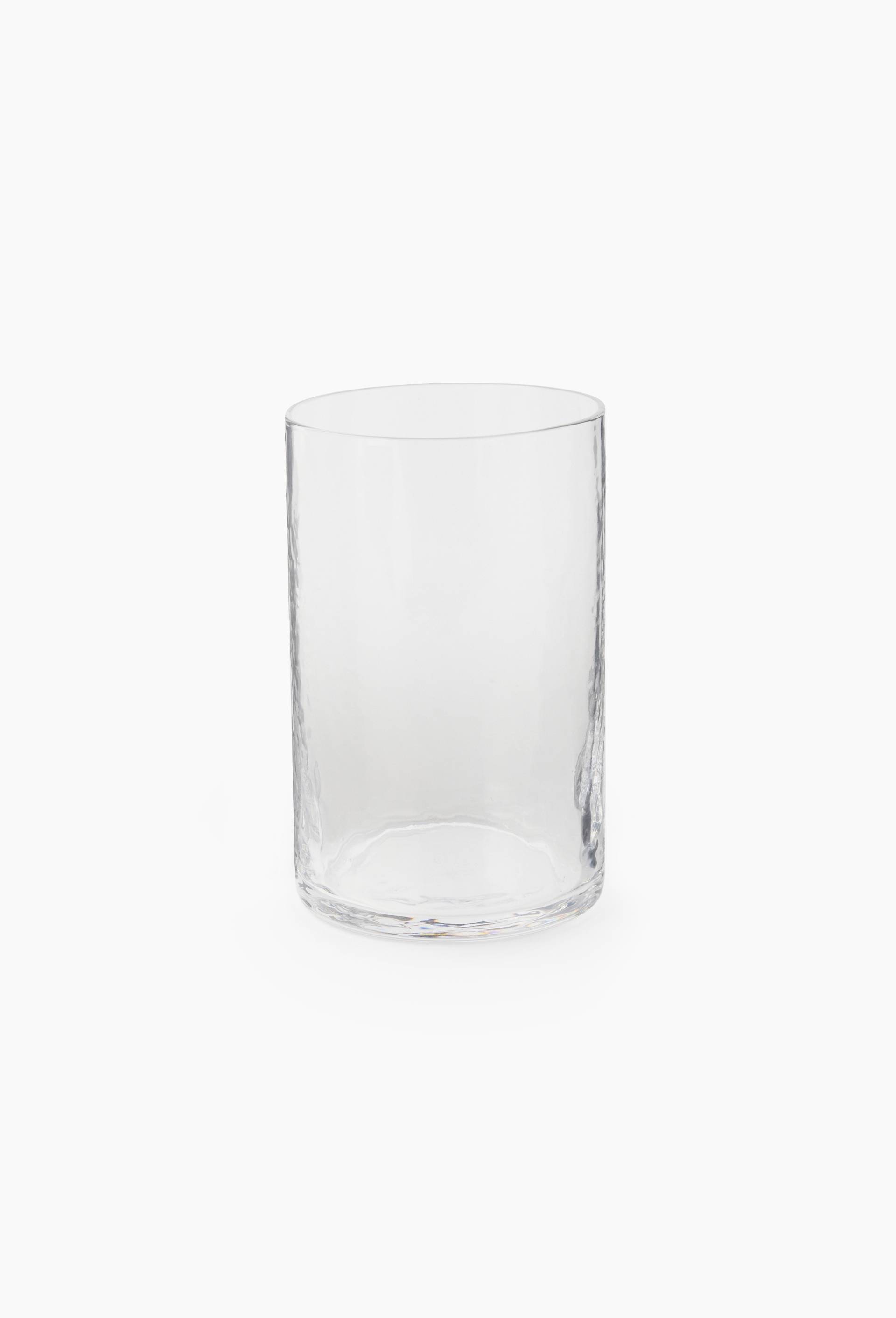 Verre &agrave; eau finition martel&eacute;e, 38cl, Transparent, large image number 0