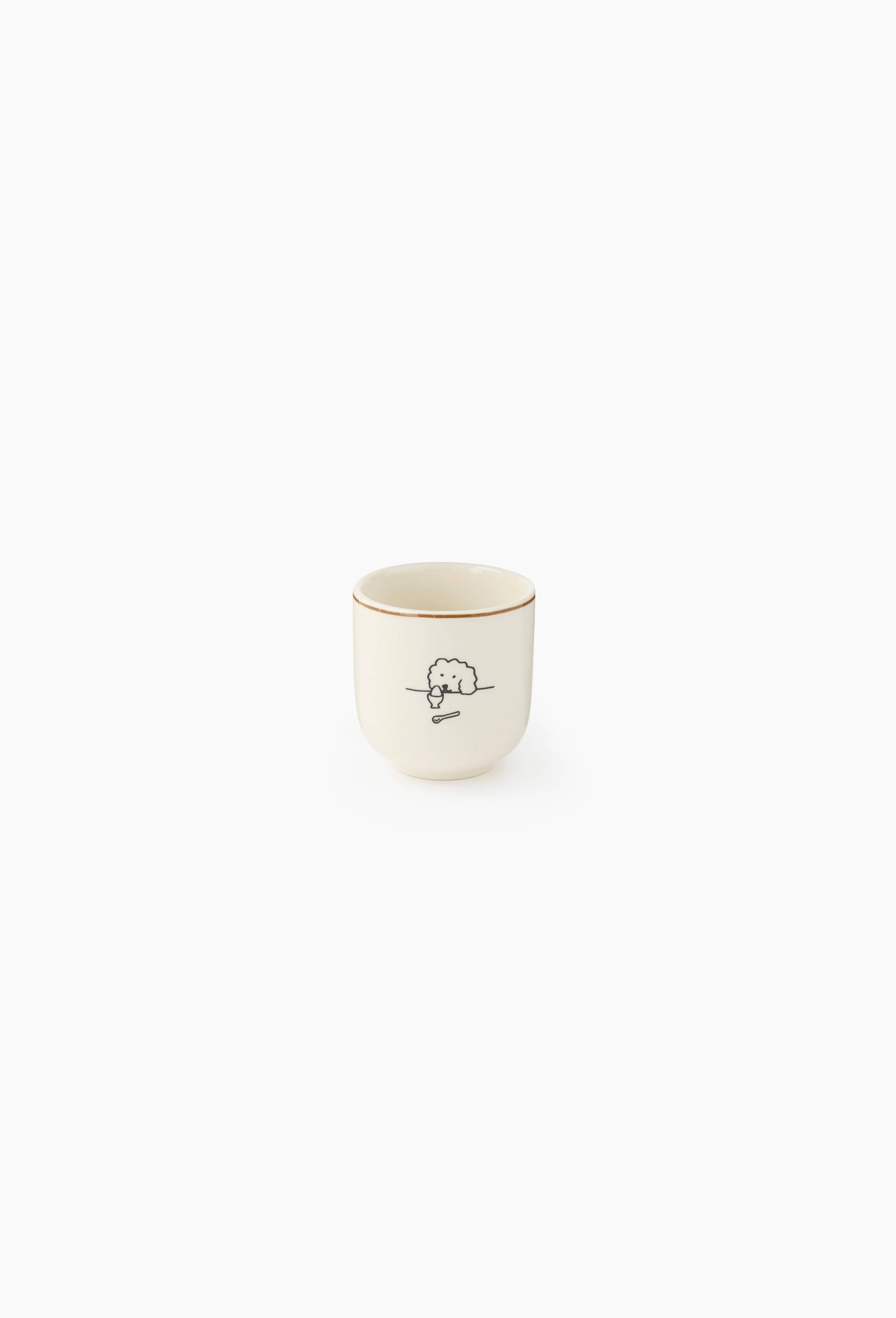 Tasse finition imprim&eacute;e, 20cl, Ecru, large image number 0