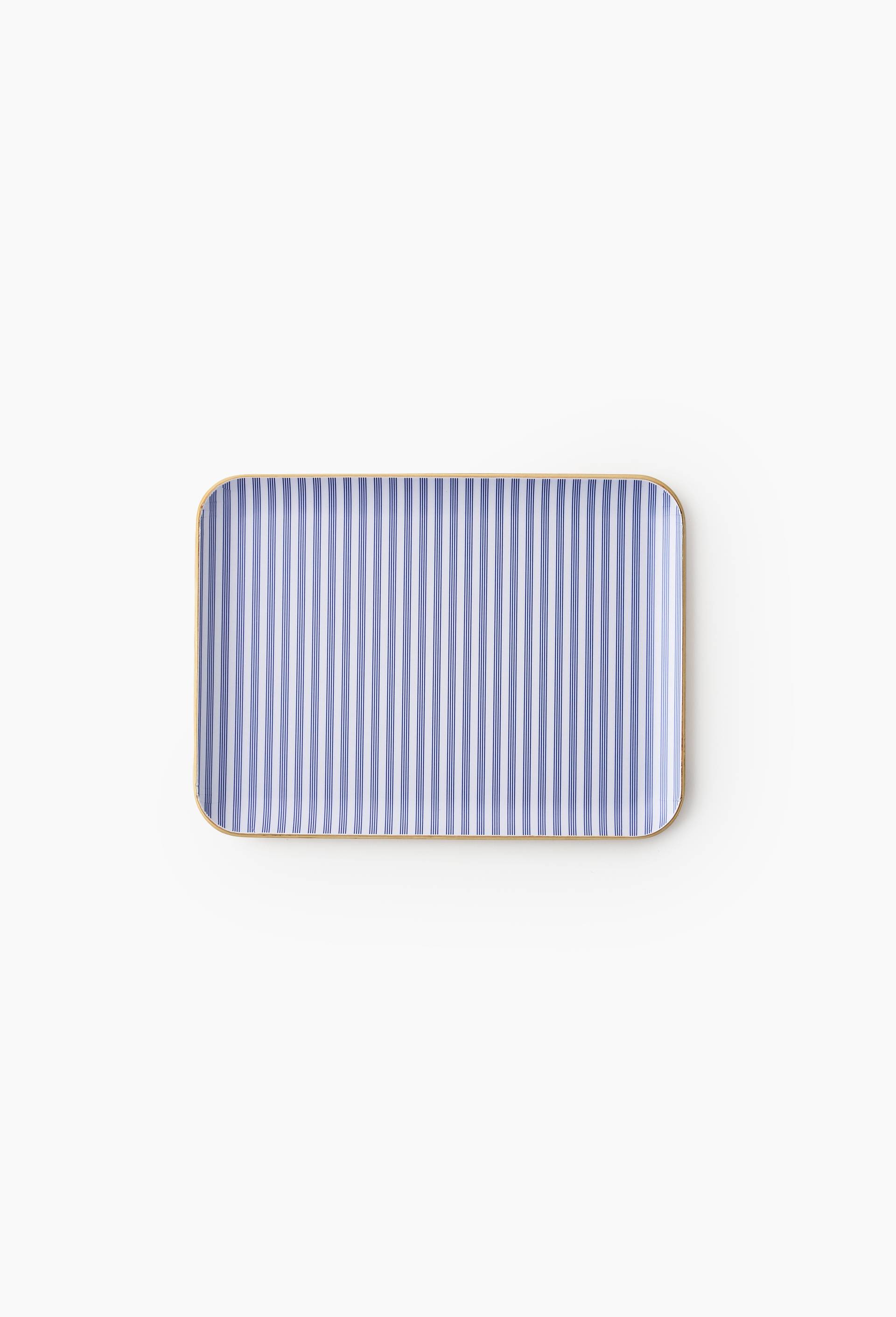 Plateau finition imprim&eacute;e, 27x20cm, Bleu, large image number 0