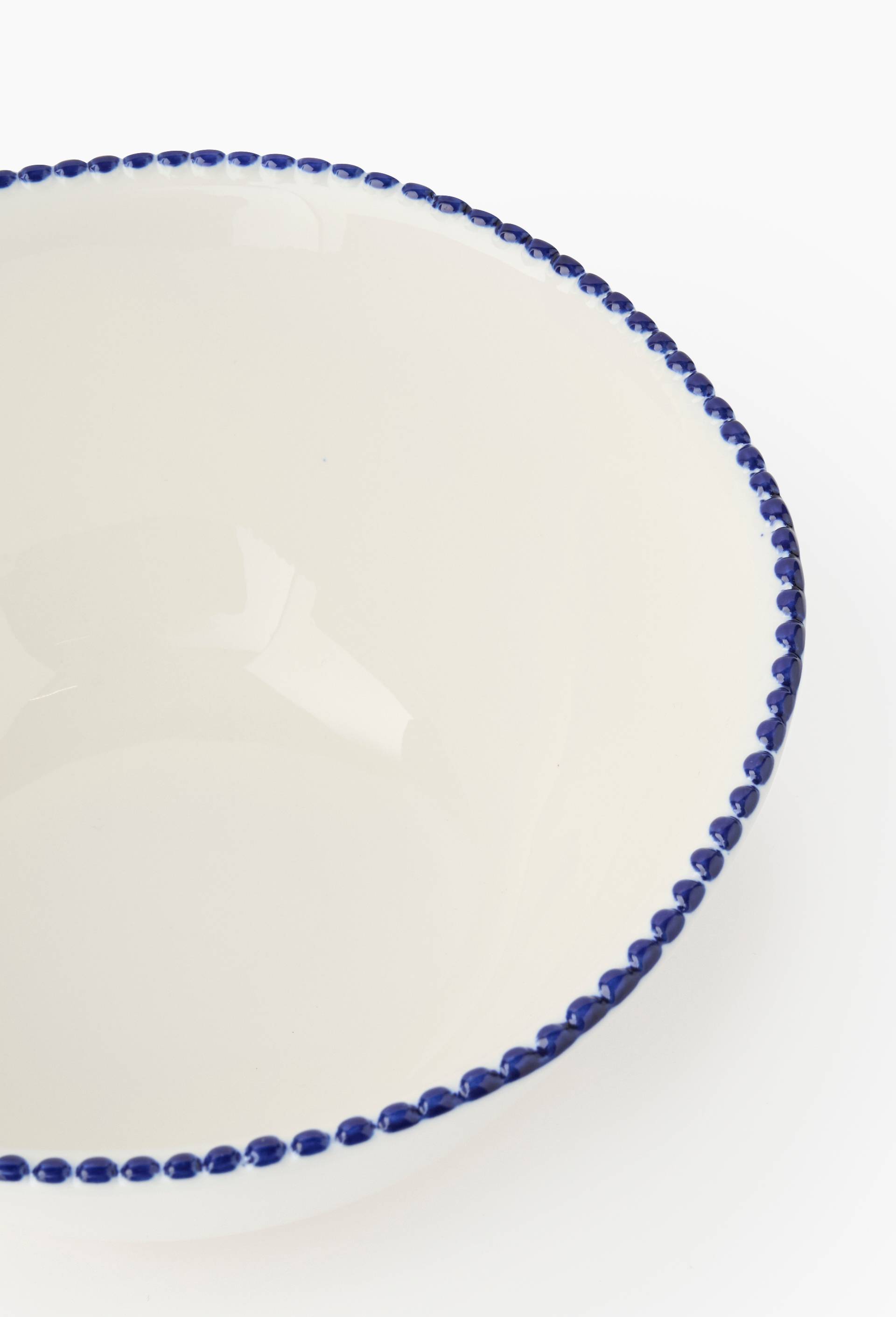 Saladier finition perl&eacute;e, 21cm, Blanc, large image number 1